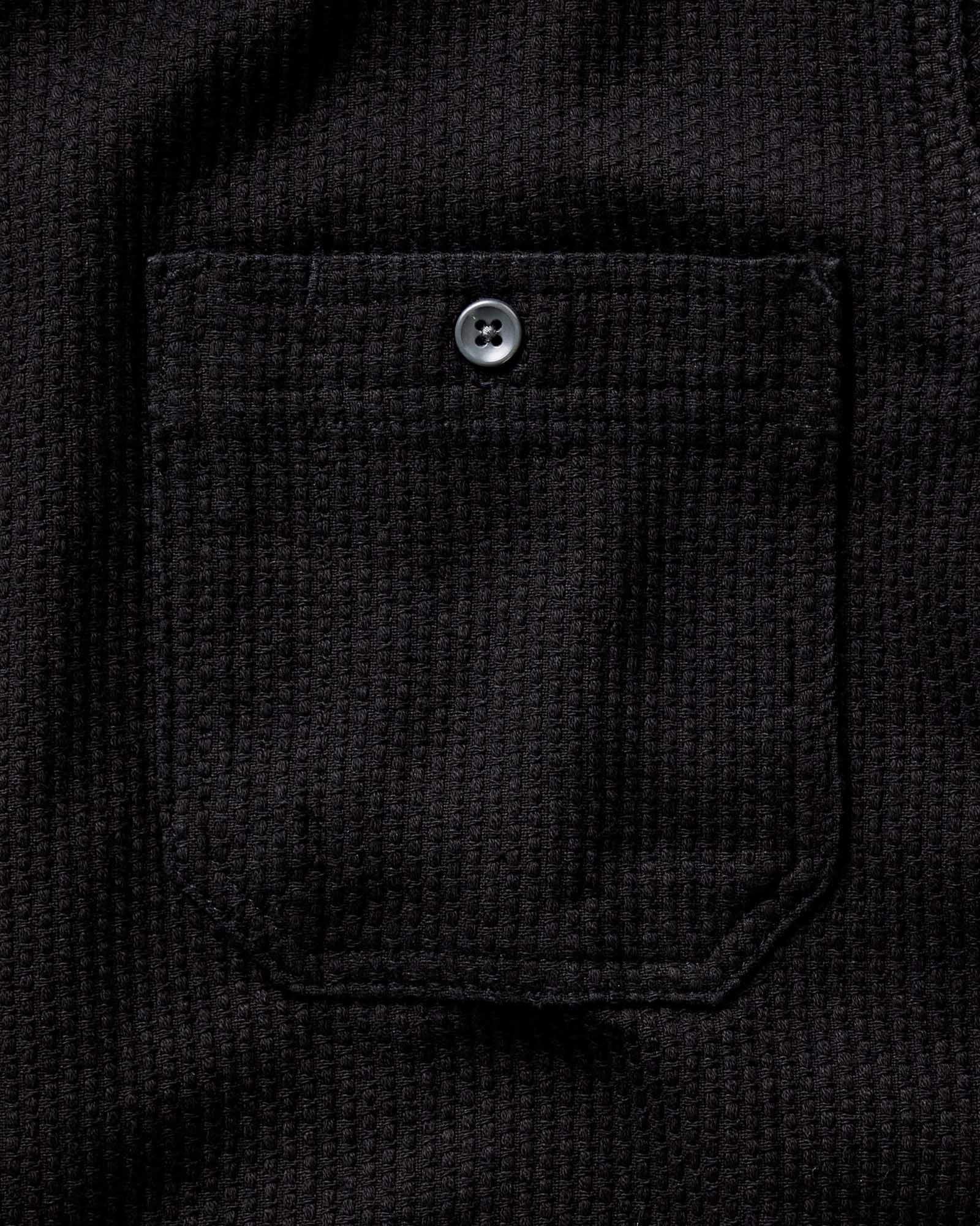 The Utility Shirt in Black Indigo Sashiko - Image 5