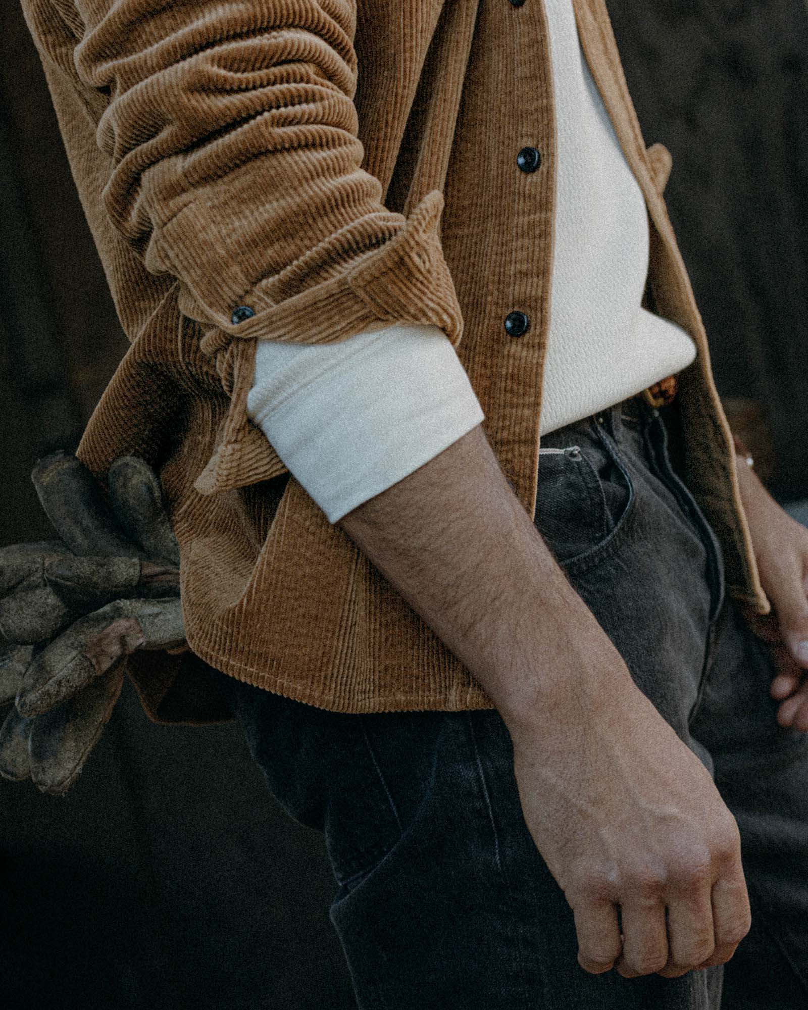 The Utility Shirt in Bourbon Corduroy - Image 4