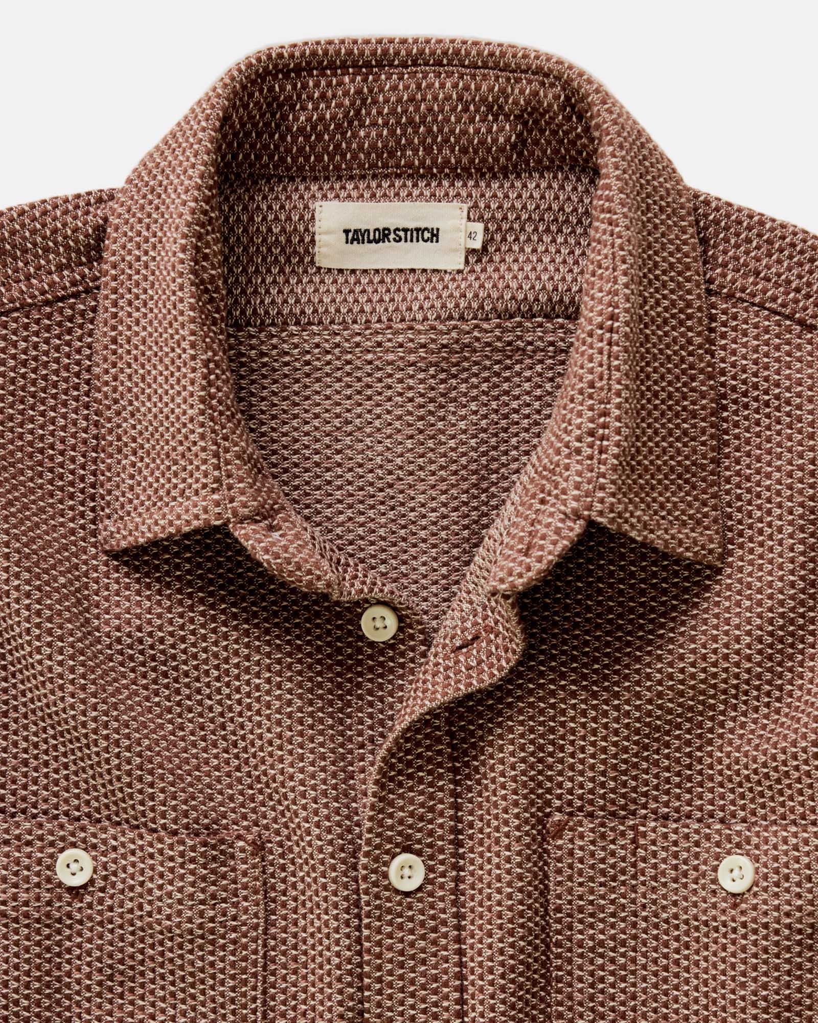 The Utility Shirt in Brick Sashiko - Image 4