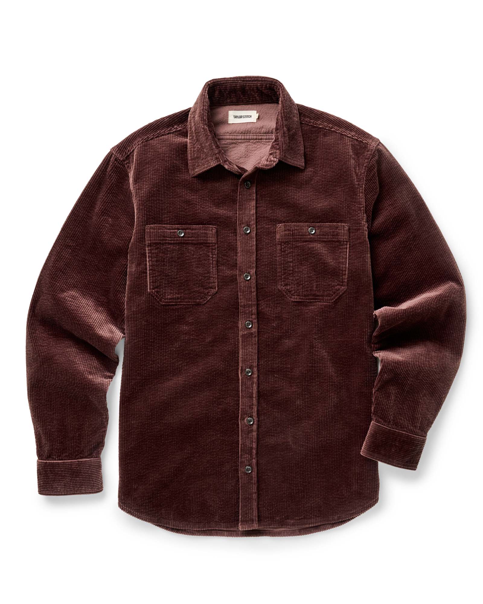 The Utility Shirt in Burgundy Corduroy - Image 5