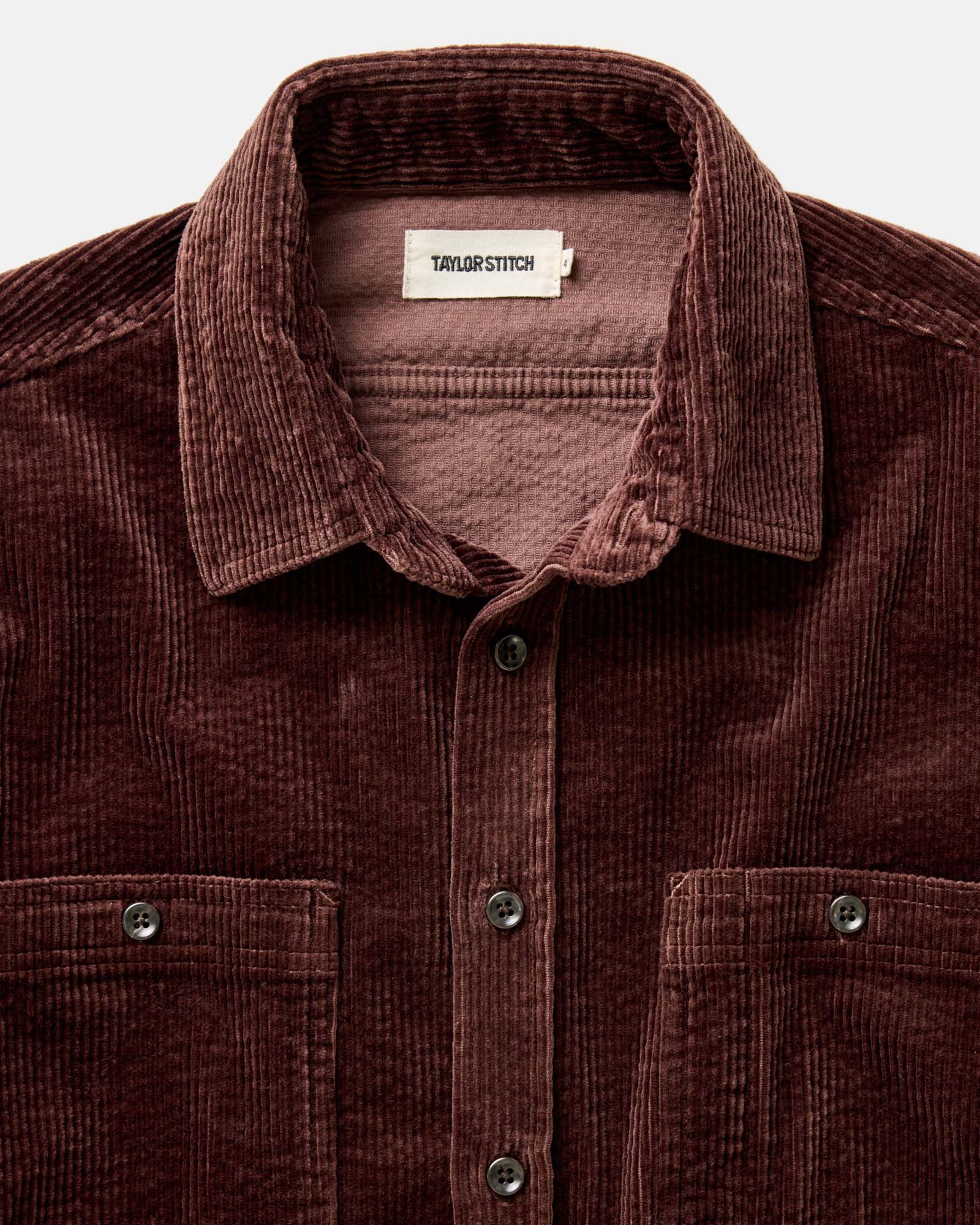 The Utility Shirt in Burgundy Corduroy - Image 7