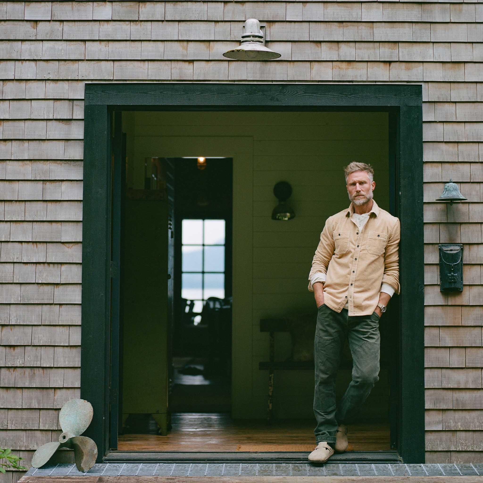 The Utility Shirt in Camel Corduroy - Image 3