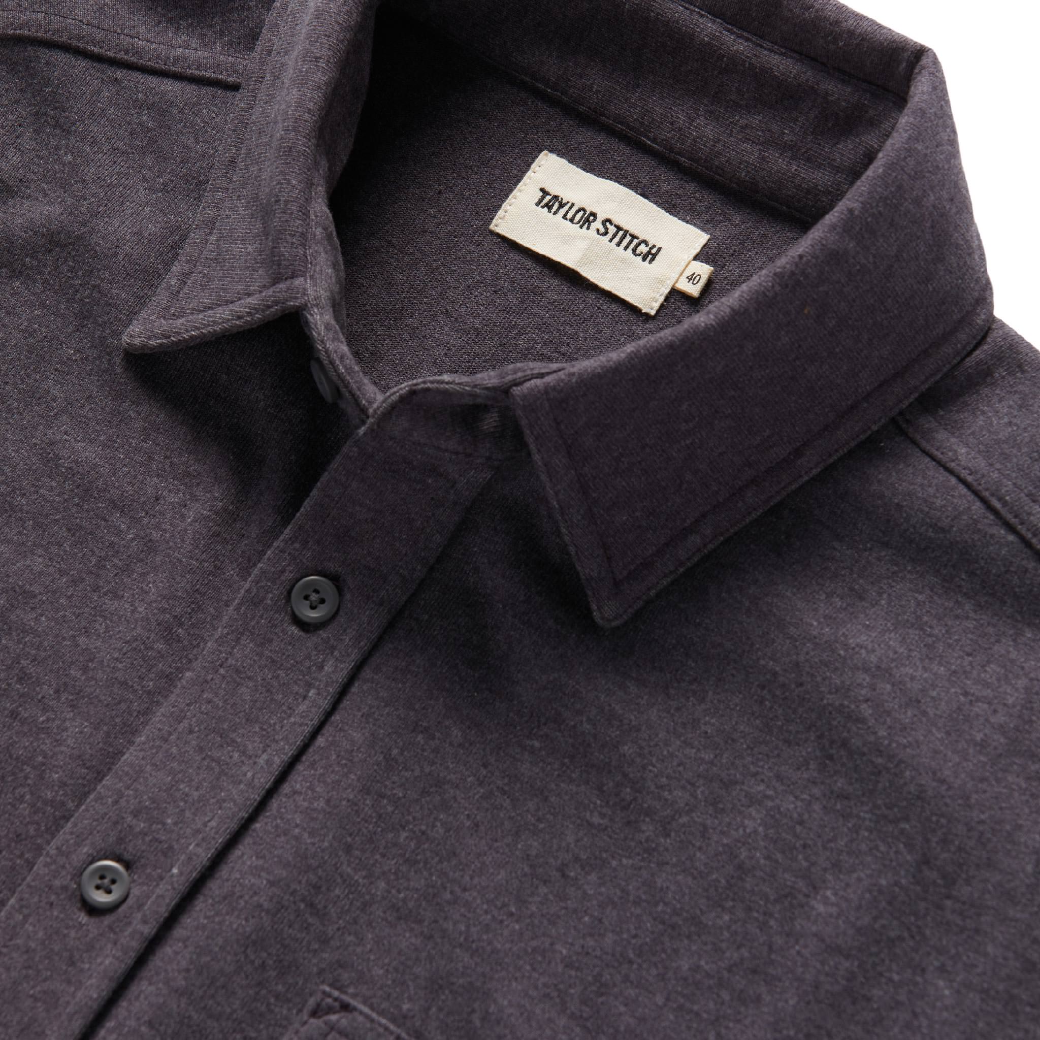 The Utility Shirt in Dark Charcoal Heavy Bag - Image 6