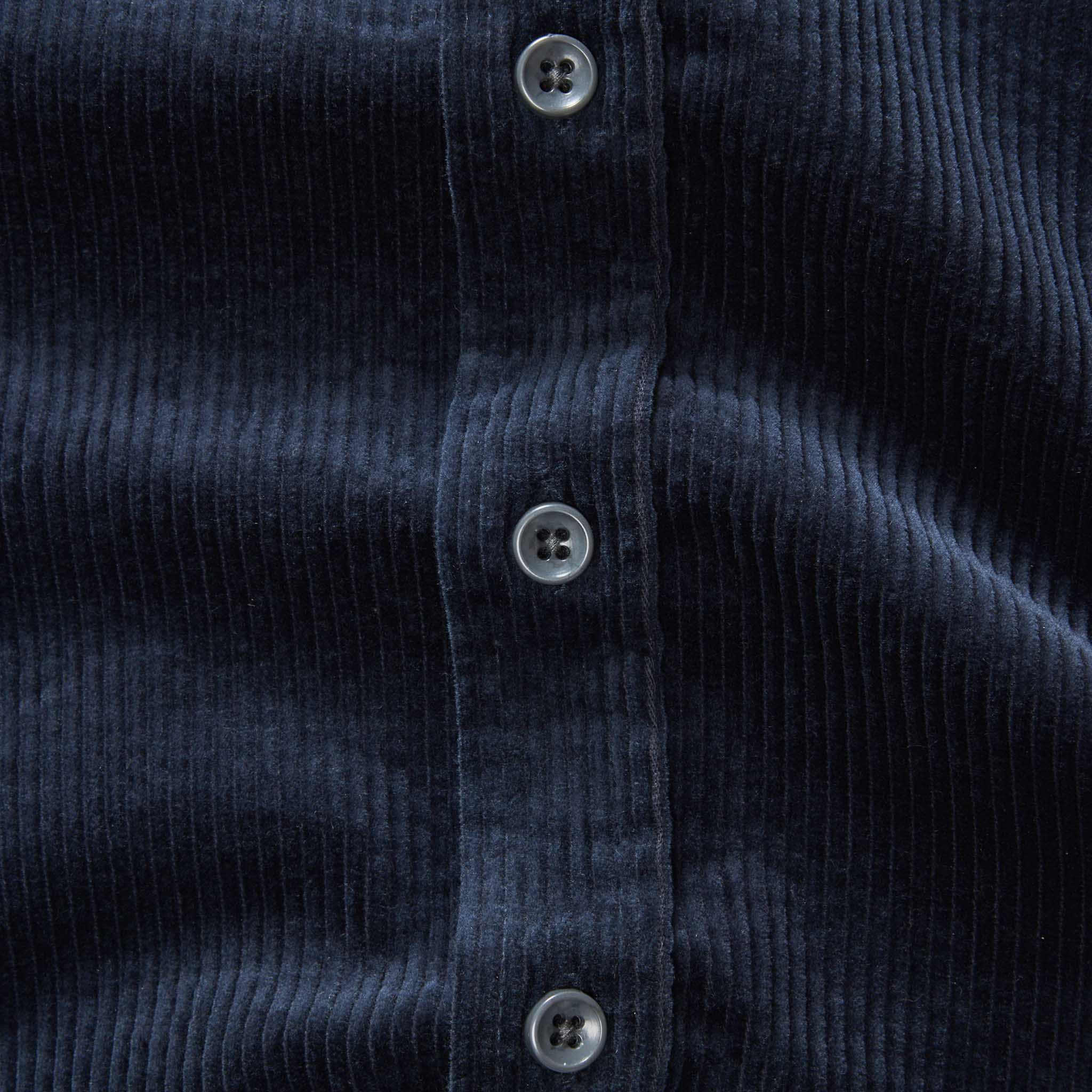 The Utility Shirt in Dark Navy Corduroy - Image 8