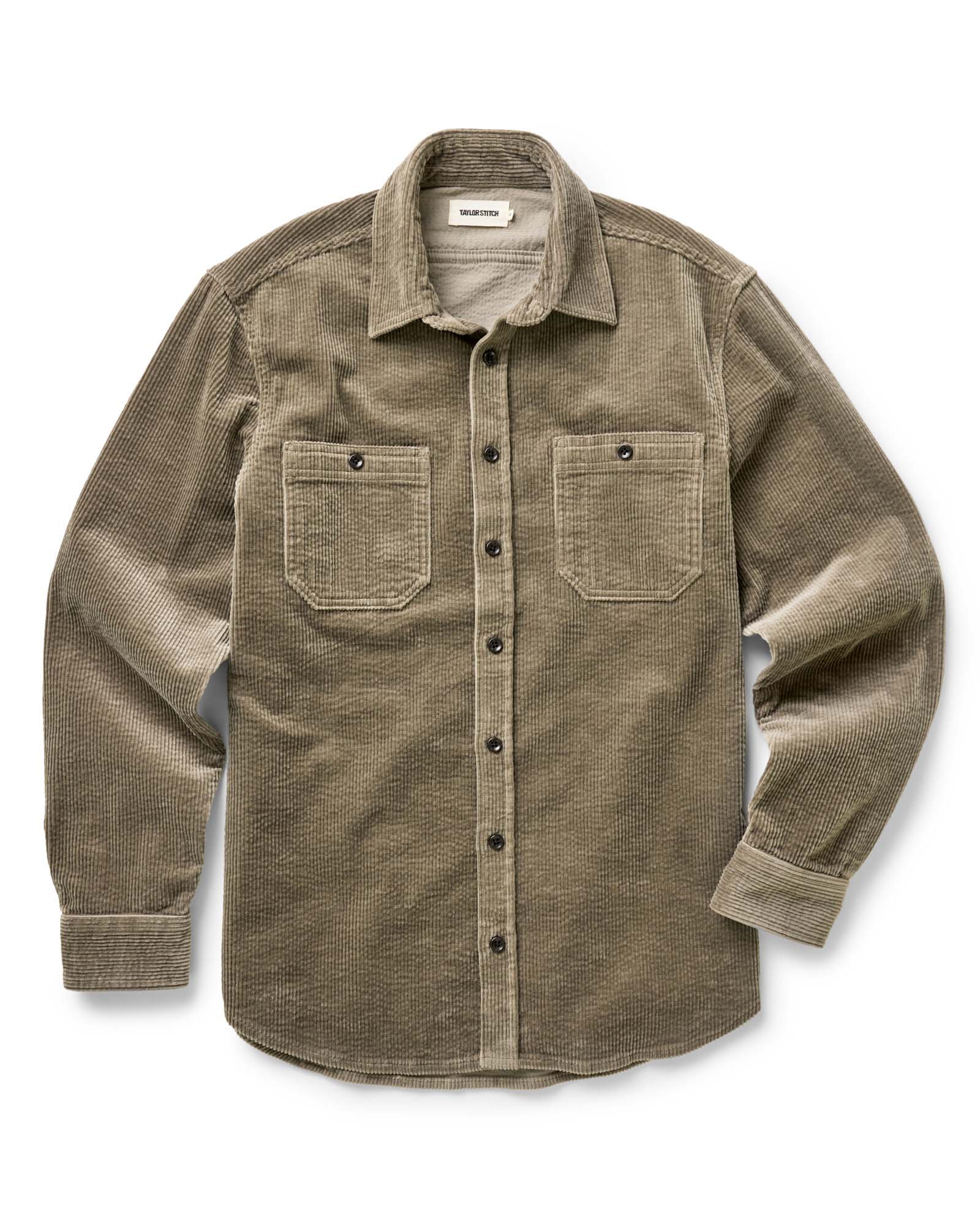 The Utility Shirt in Fatigue Olive Corduroy - Image 5