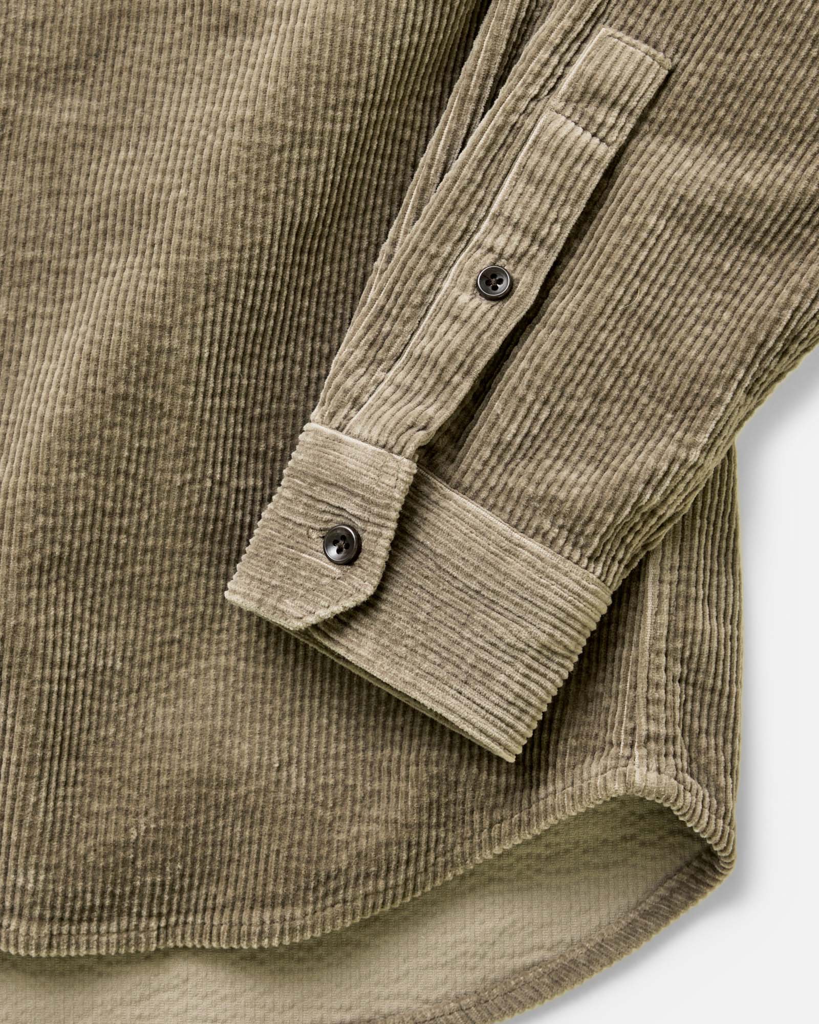 The Utility Shirt in Fatigue Olive Corduroy - Image 8