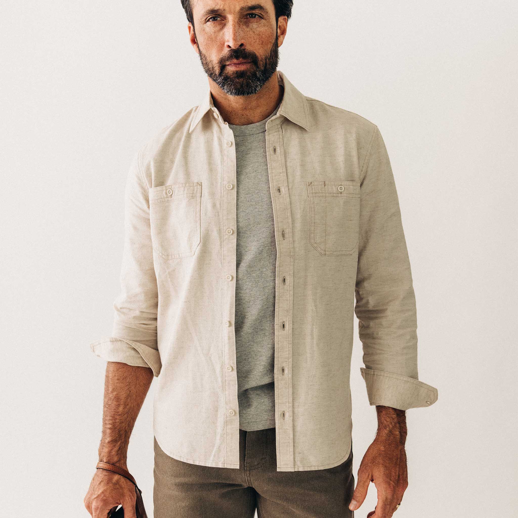 The Utility Shirt in Natural Nep - Image 2