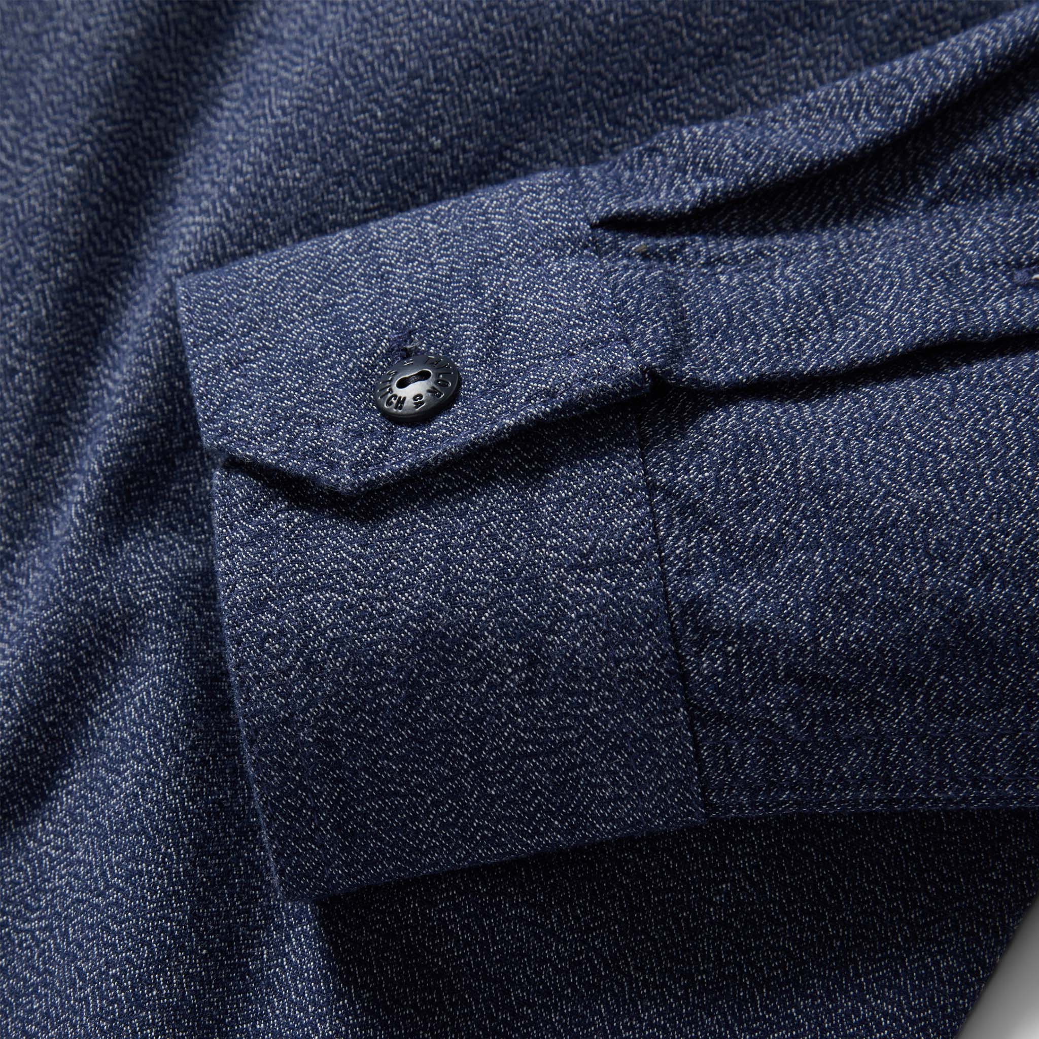 The Utility Shirt in Navy Jaspe - Image 7