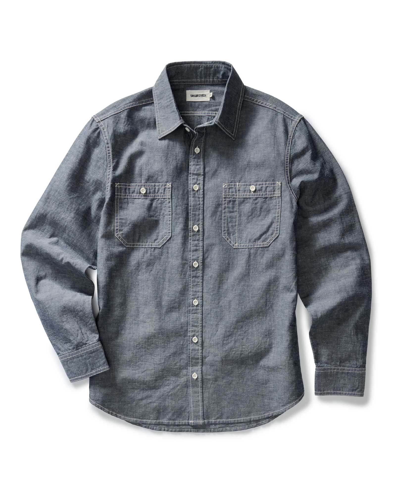 The Utility Shirt in Rinsed Indigo Nep - Image 5