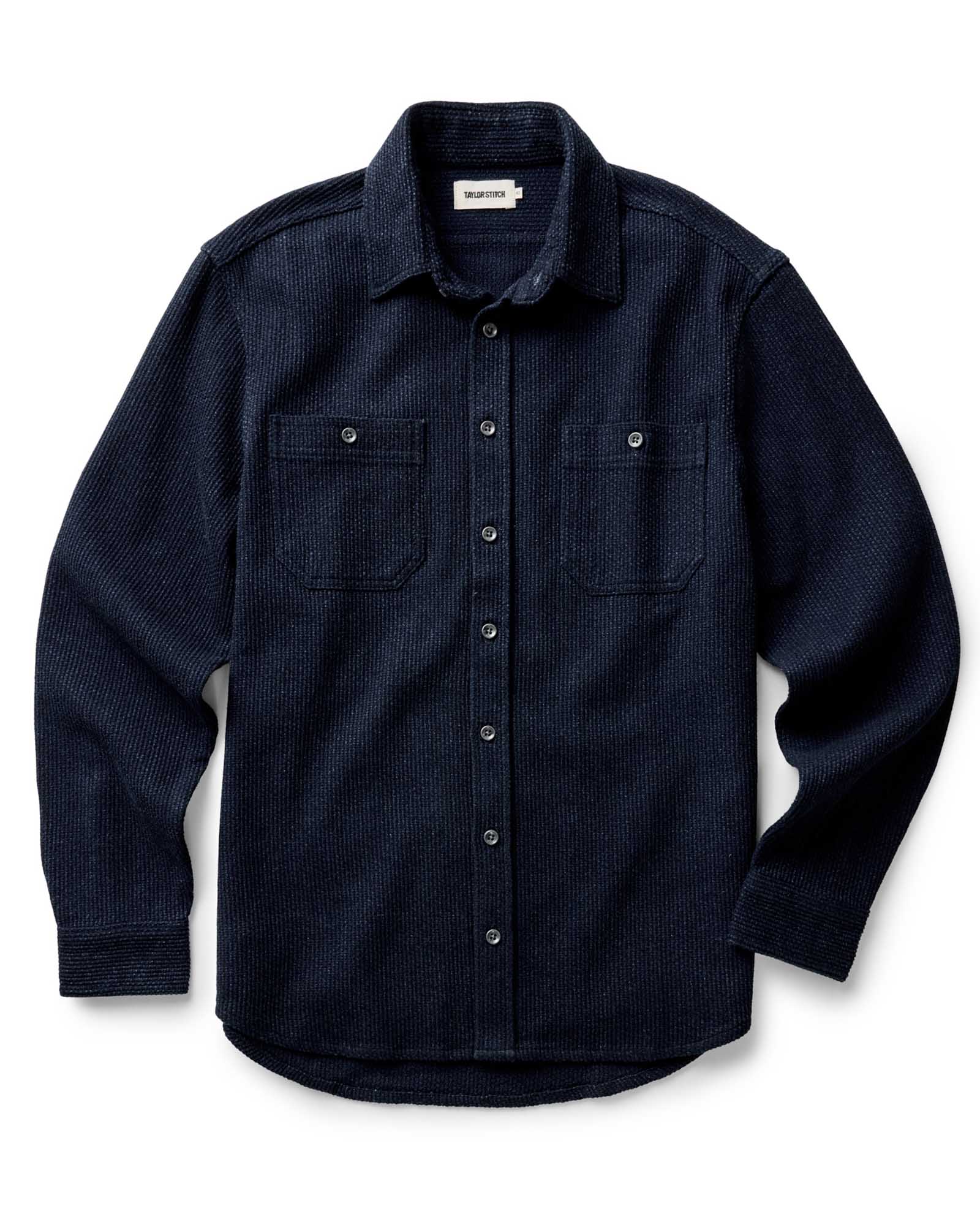 The Utility Shirt in Rinsed Indigo Sashiko - Image 8