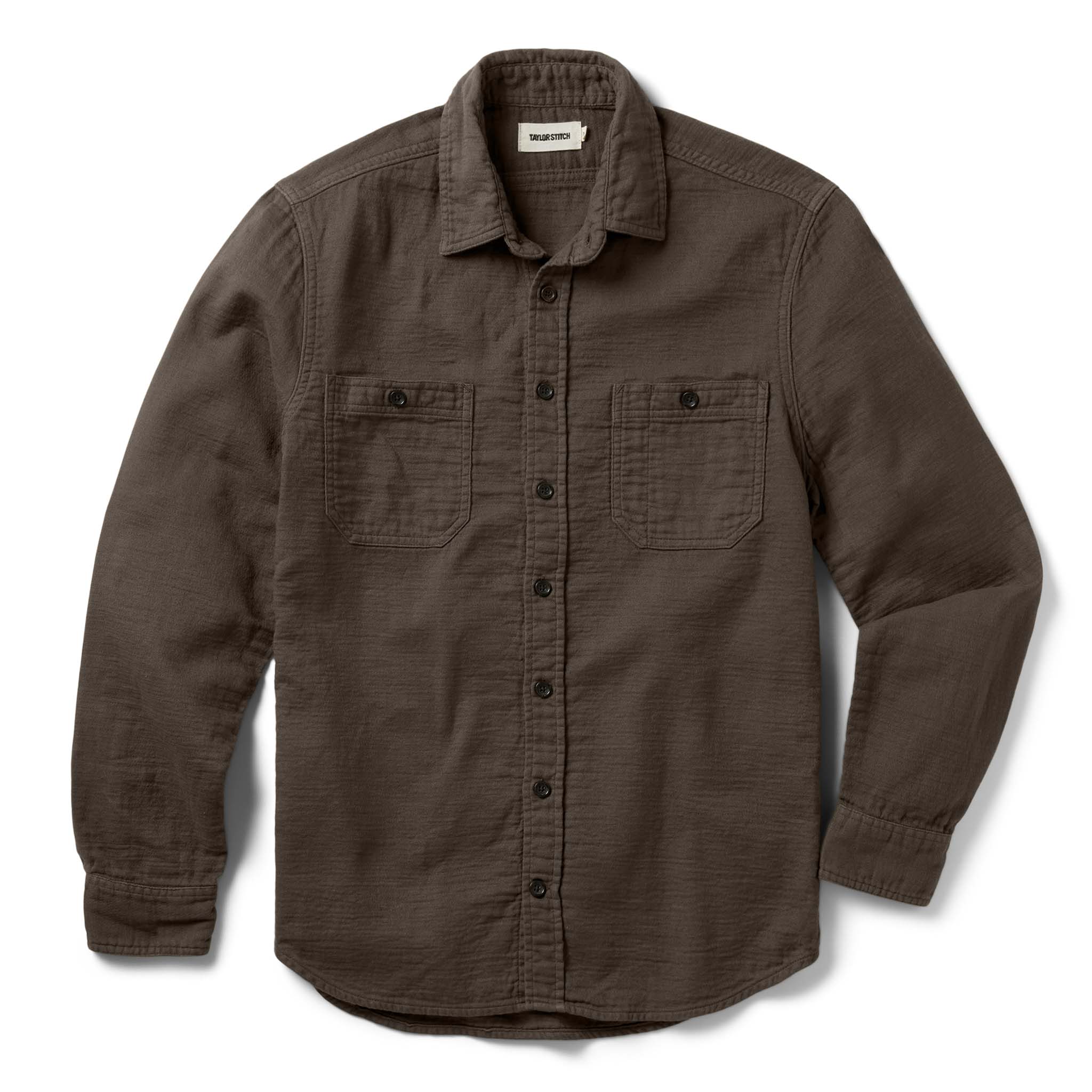 The Utility Shirt in Walnut Double Cloth - Image 7