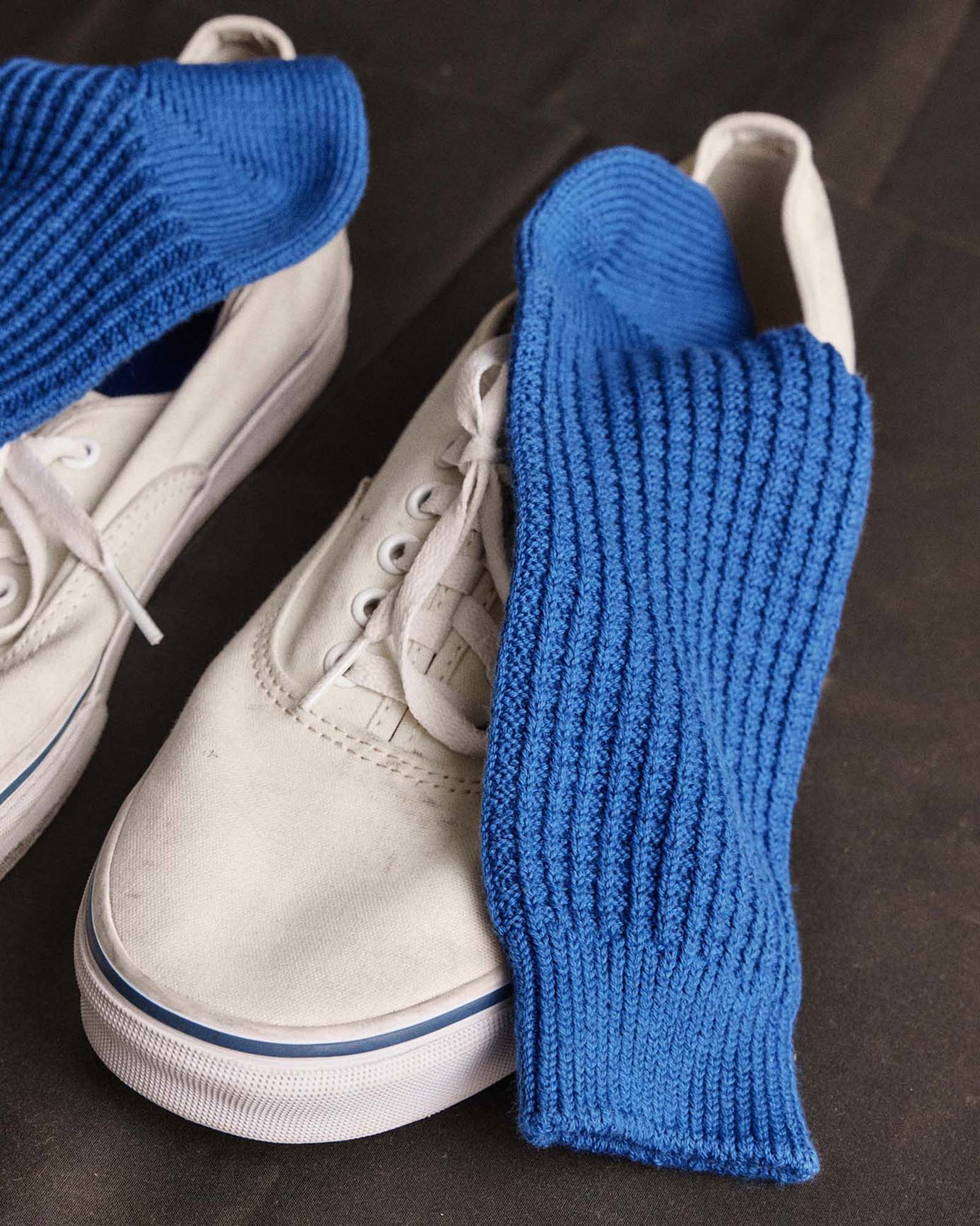 The Waffle Sock in Cobalt - Image 3