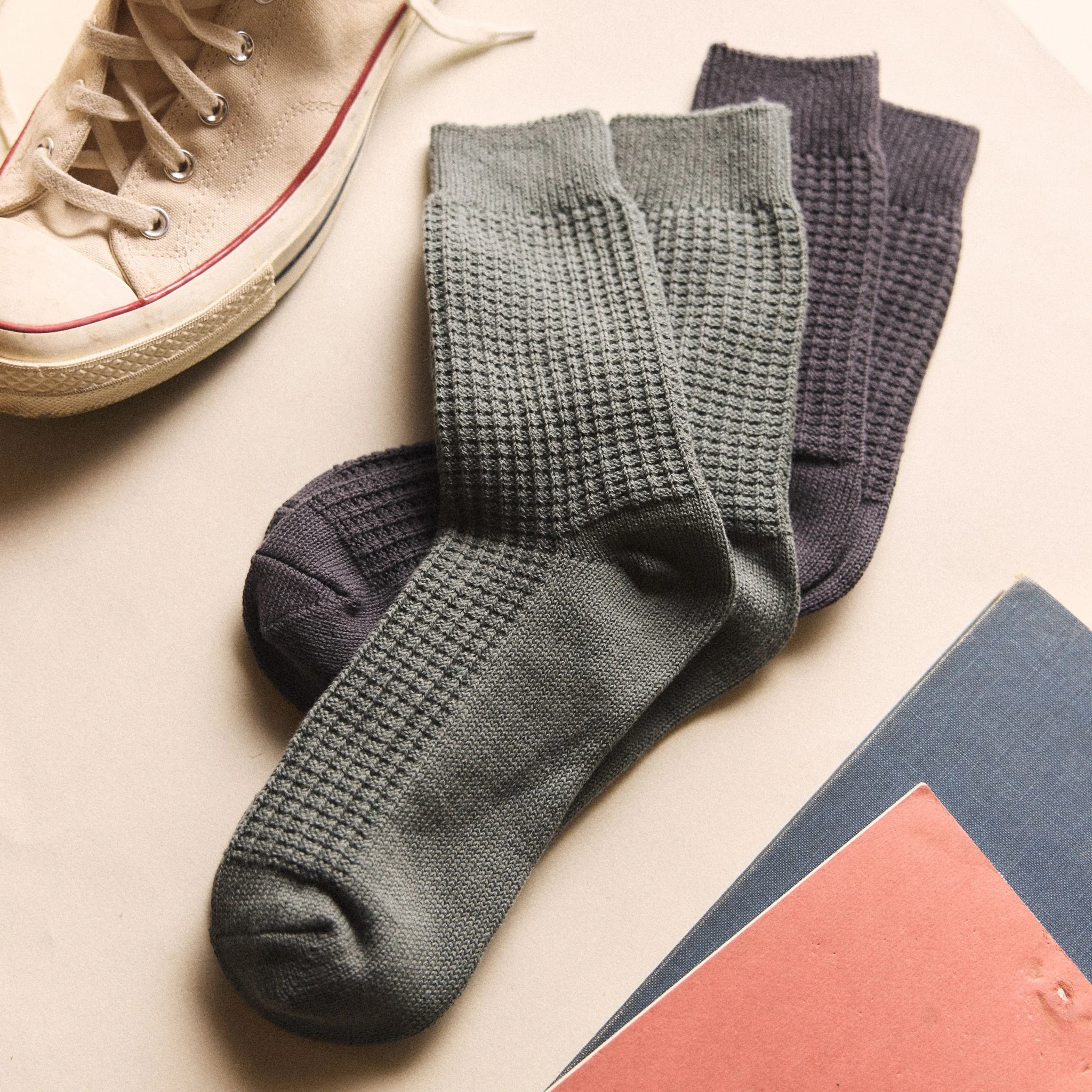 The Waffle Sock in Deep Sea - Image 4