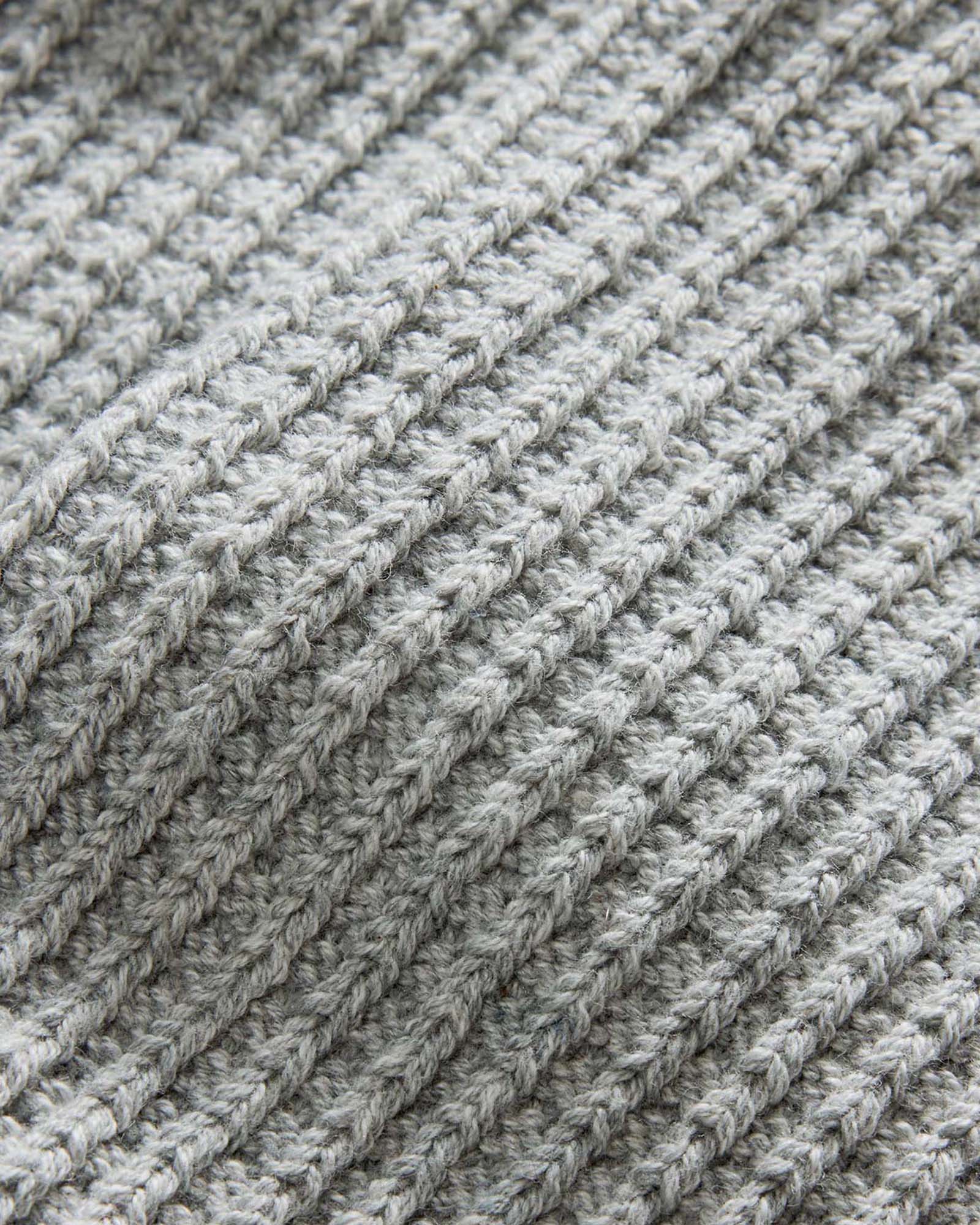 The Waffle Sock in Heather Grey - Image 4