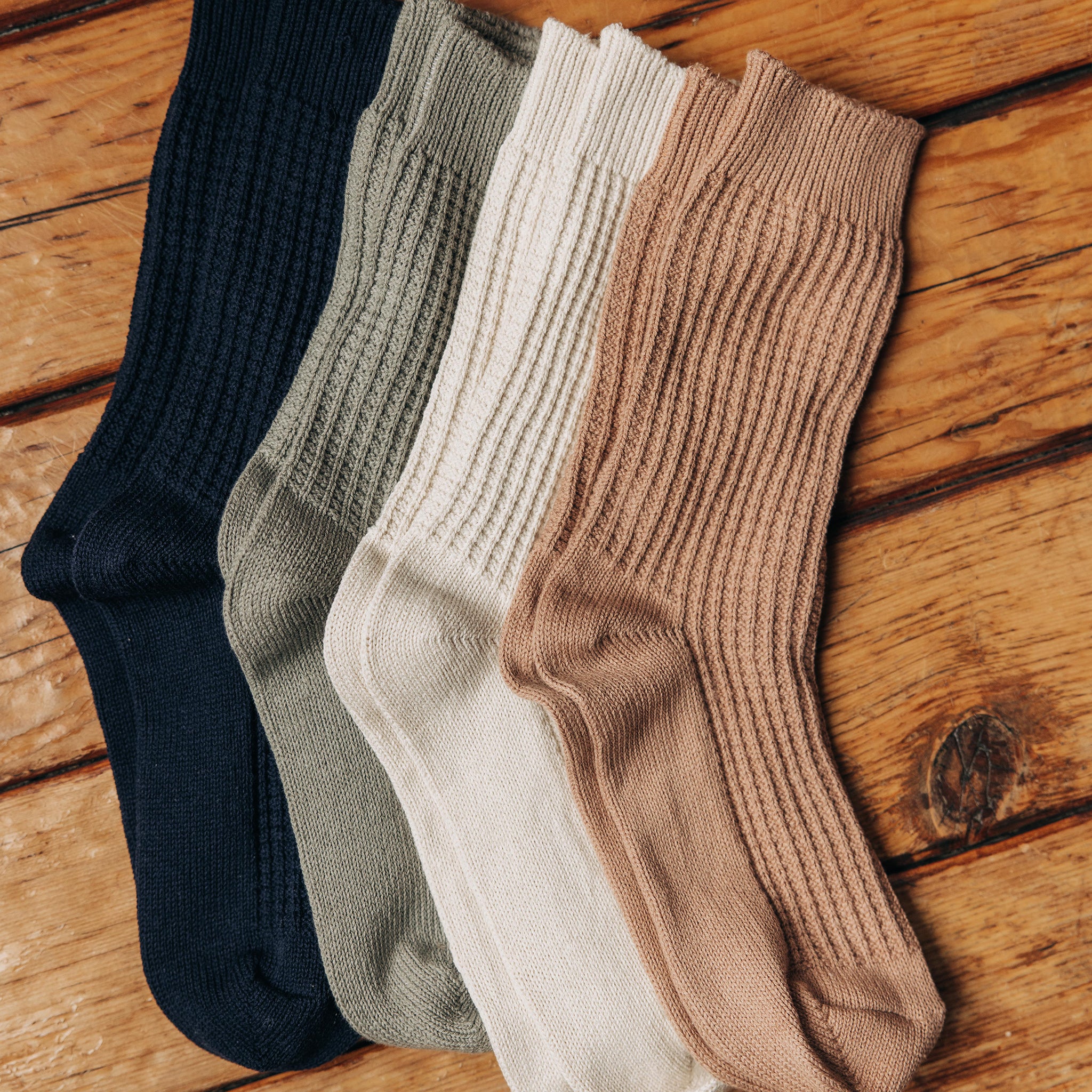The Waffle Sock in Sagebrush - Image 2