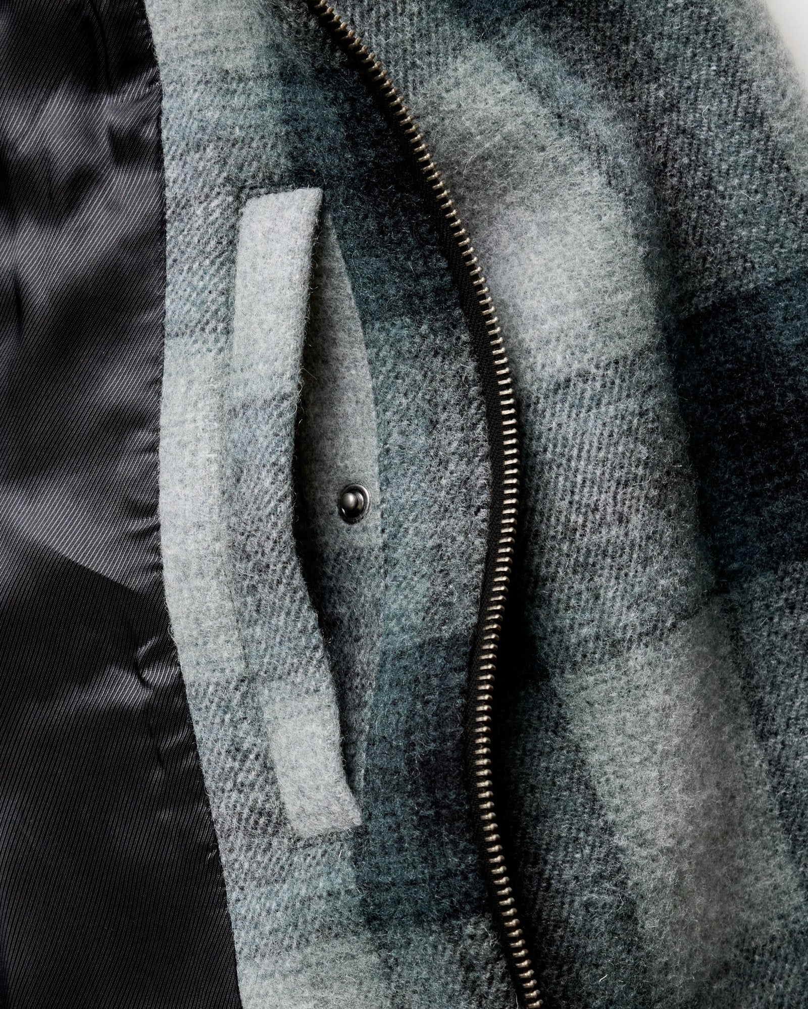 The Waterfront Jacket in Evergreen Plaid Wool - Image 9