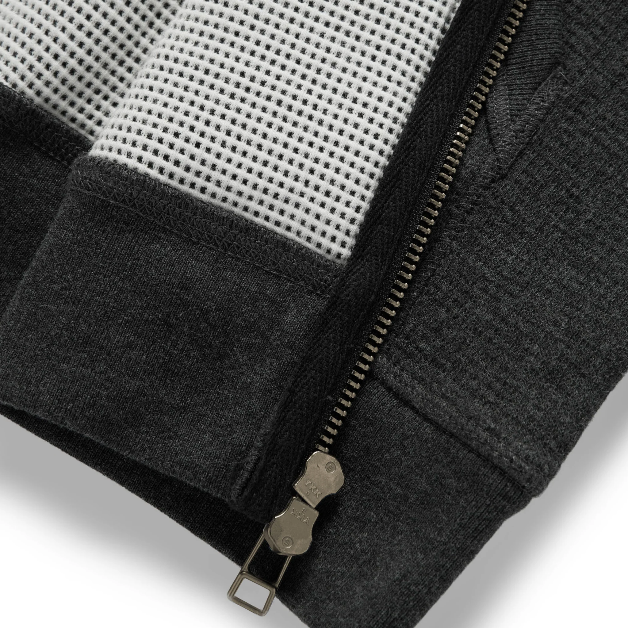 The Weekend Hoodie in Coal Double Knit - Image 7