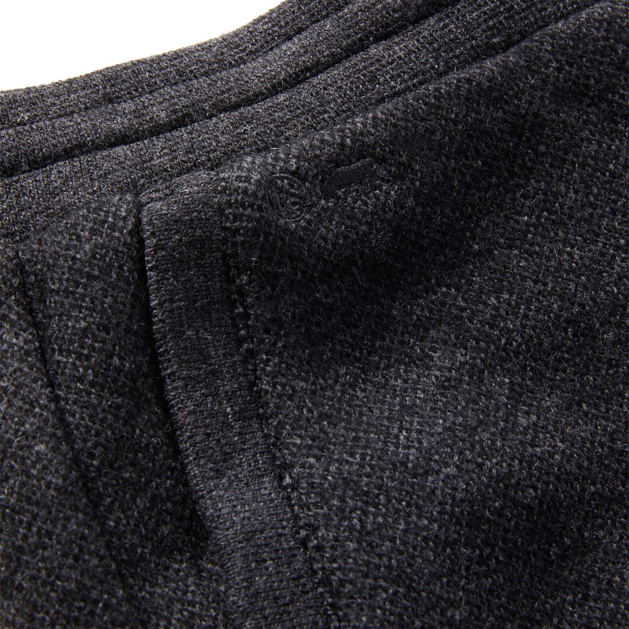 The Weekend Pant in Charcoal Herringbone Wool - Image 7