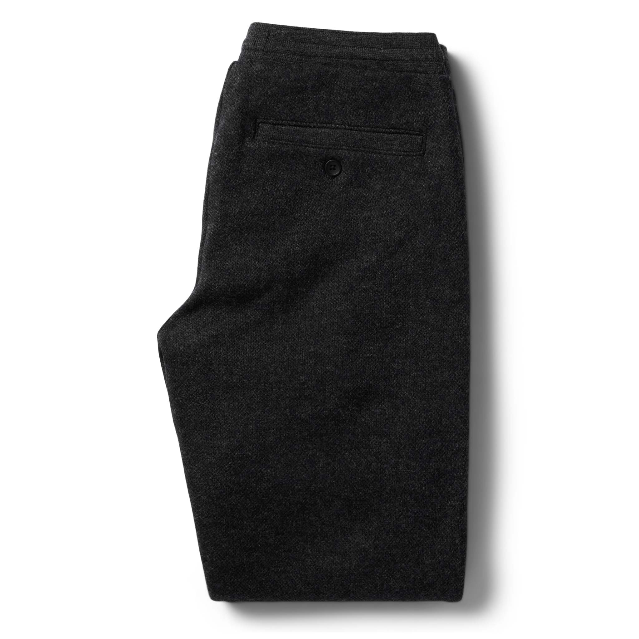 The Weekend Pant in Charcoal Herringbone Wool - Image 6