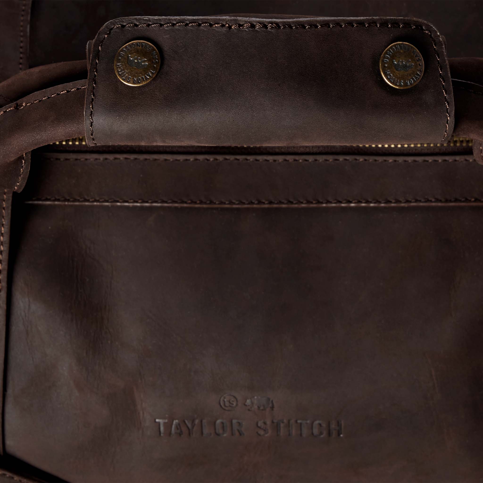 The Weekender Duffle Bag in Espresso - Image 6