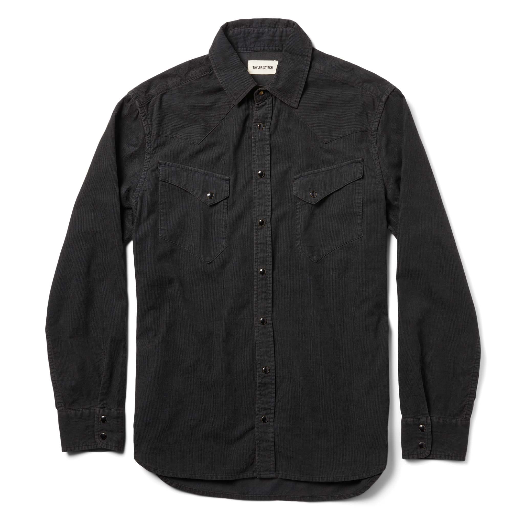 The Western Shirt in Coal Pincord - Image 8