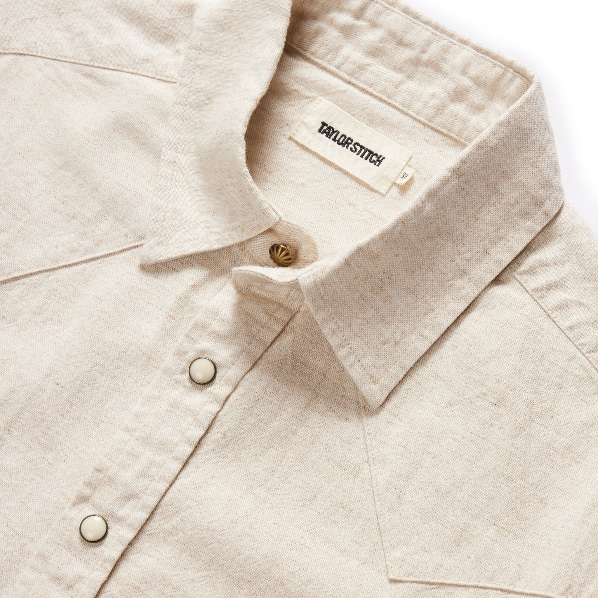 The Western Shirt in Natural - Image 6