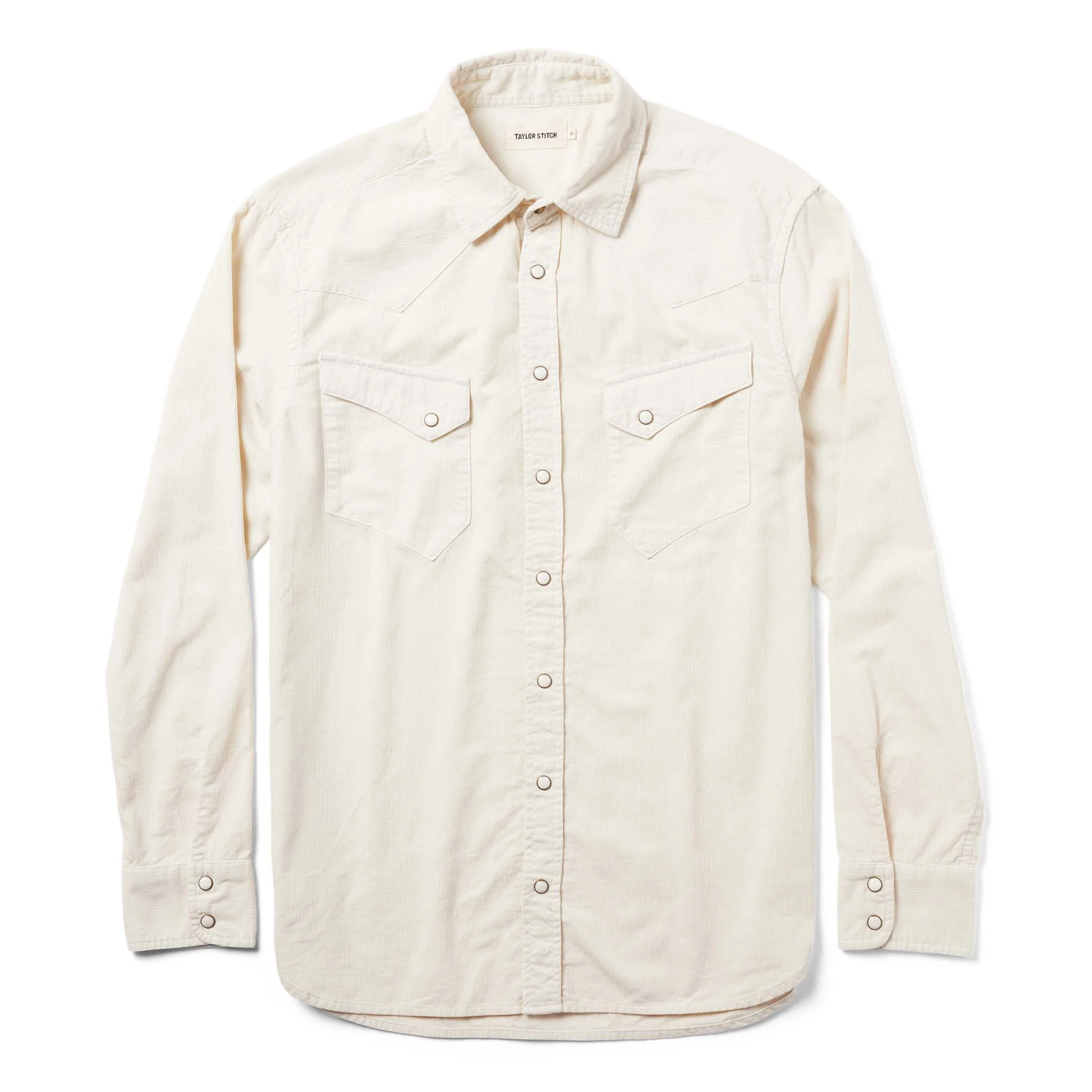The Western Shirt in Natural Pincord - Image 9