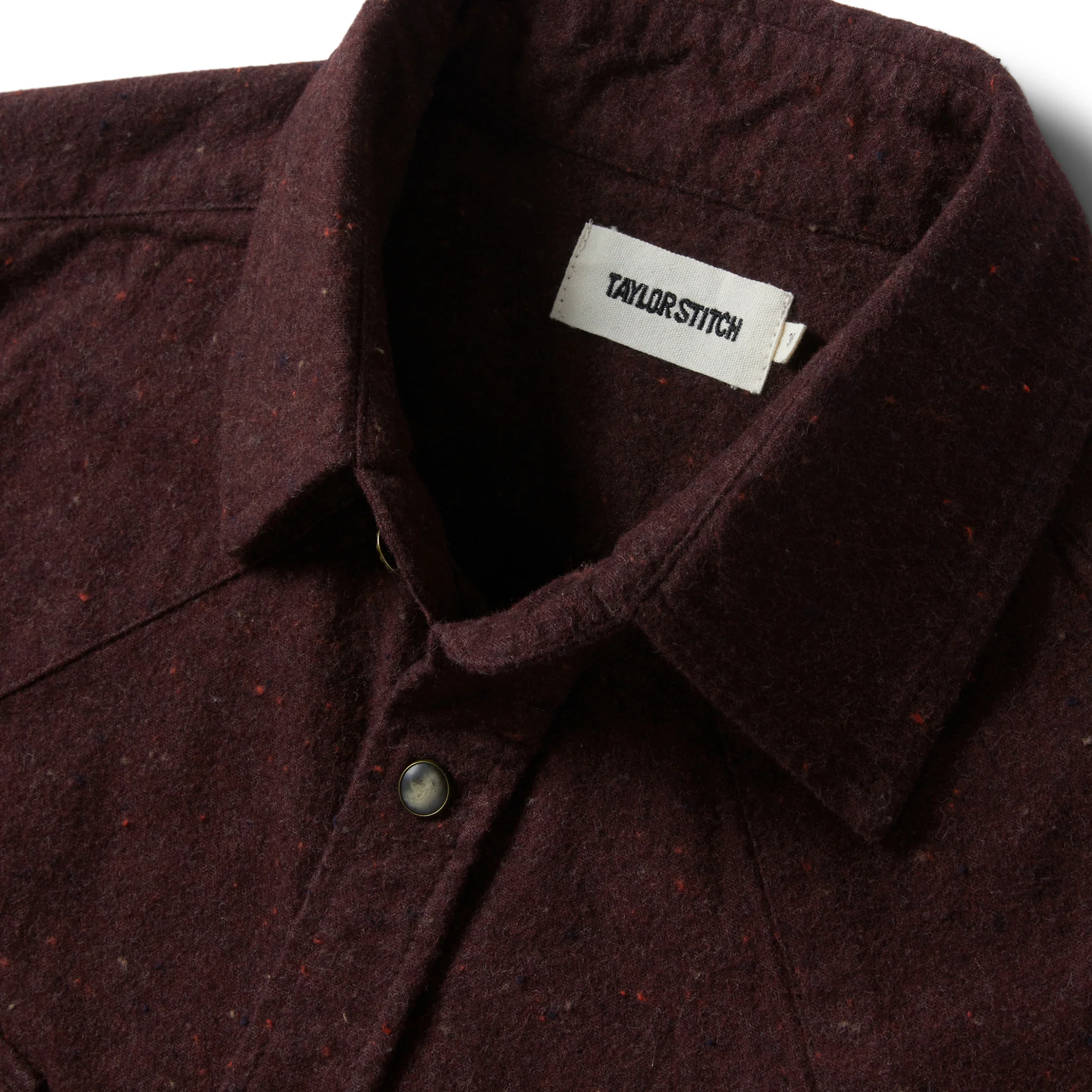 The Western Shirt in Nutmeg Donegal - Image 5