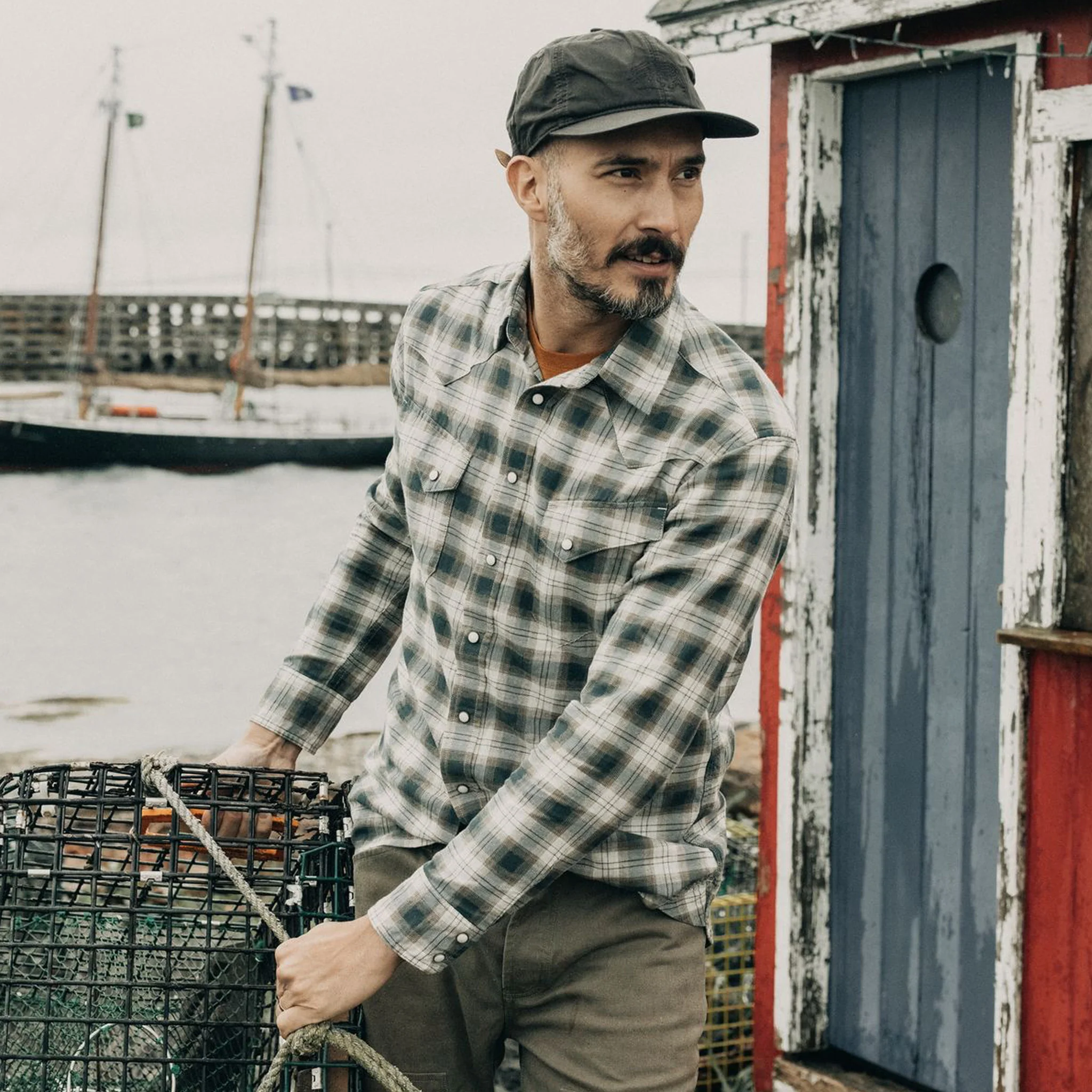 The Western Shirt in Wetland Plaid - Image 4