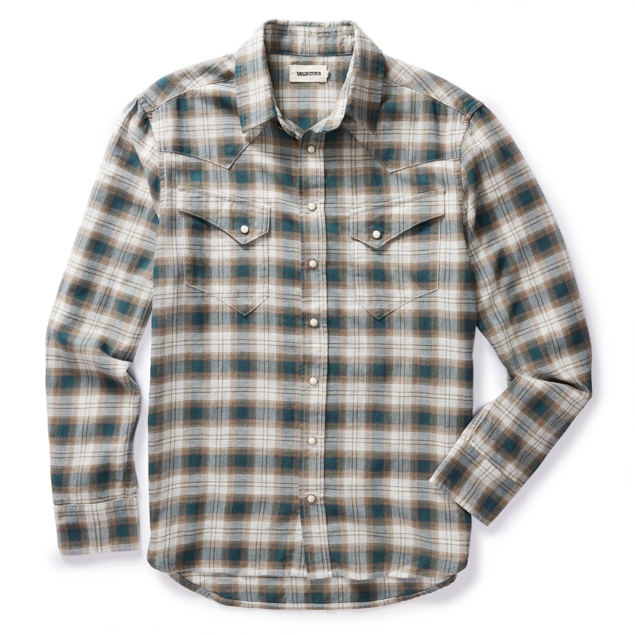 The Western Shirt in Wetland Plaid - Image 5