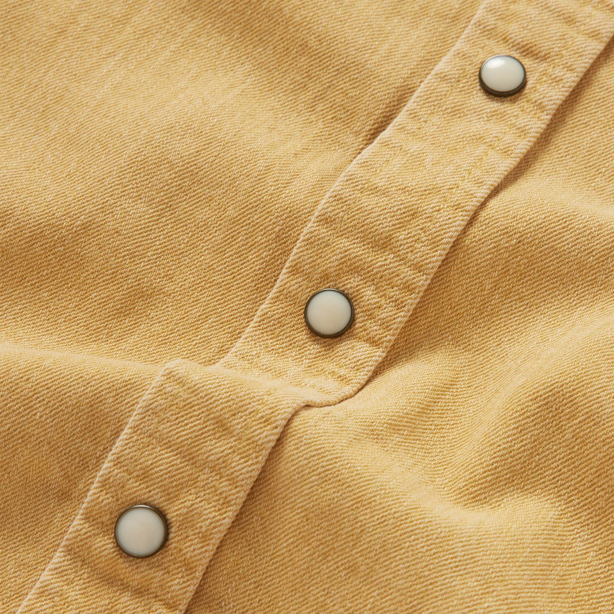 The Western Shirt in Wheat Selvage Denim - Image 10