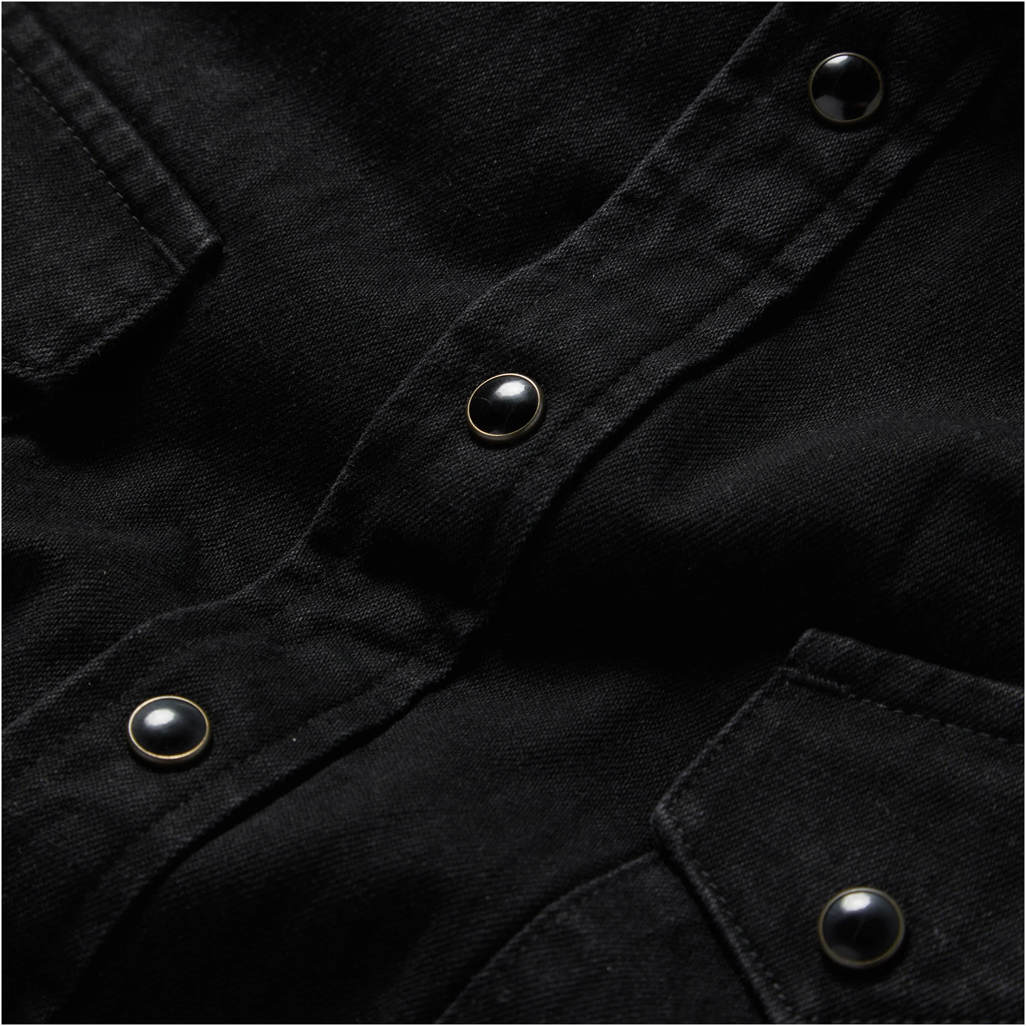 The Western Shirt Jacket in Washed Coal - Image 6