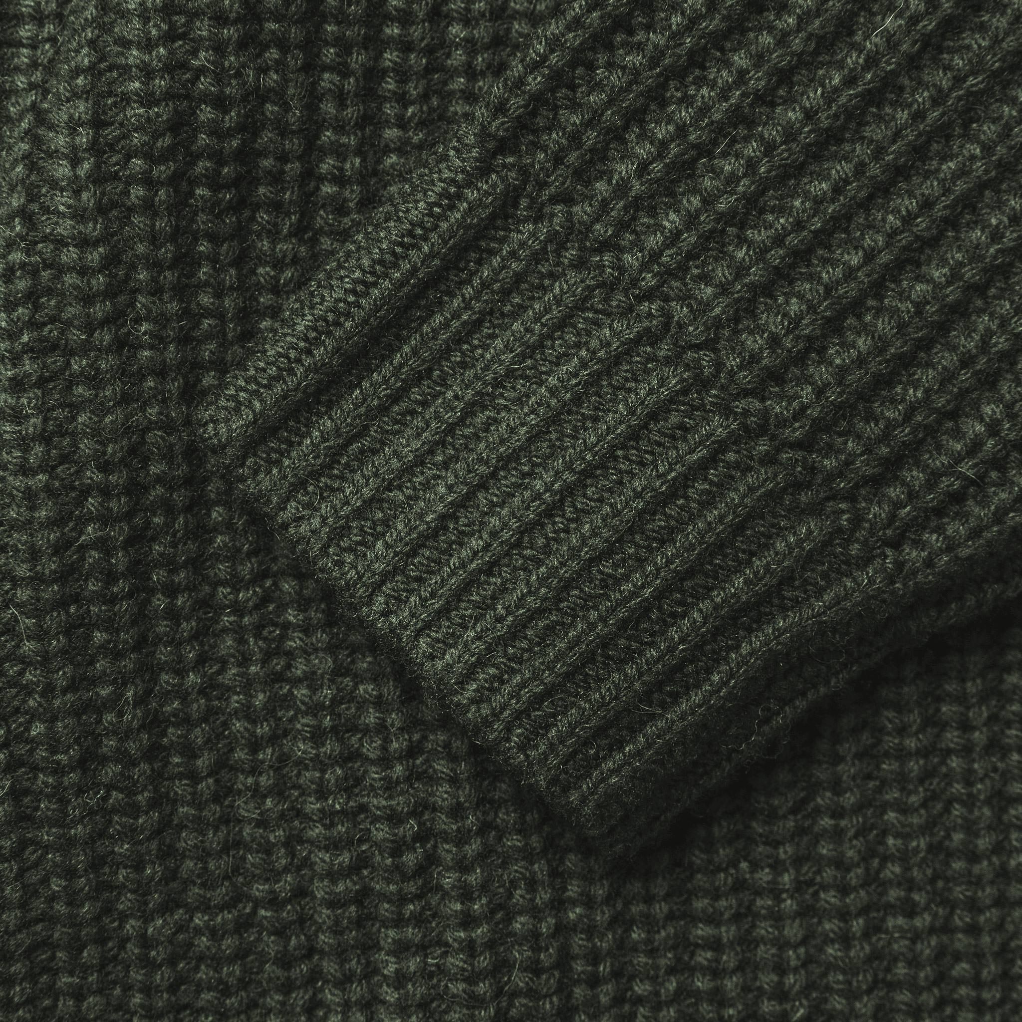 The Wharf Sweater in Dark Olive - Image 7