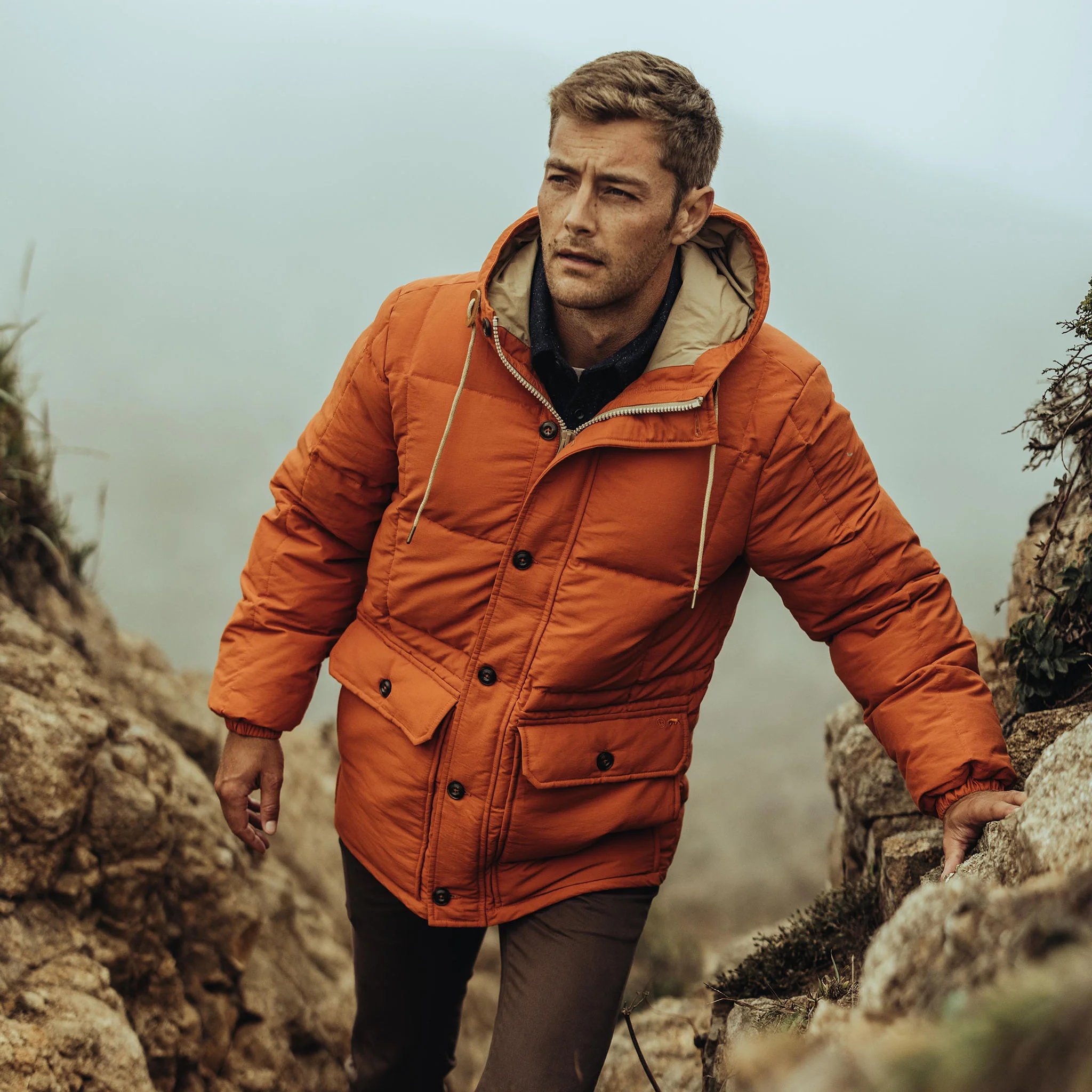 The Whitney Parka in Dusty Orange - Image 2
