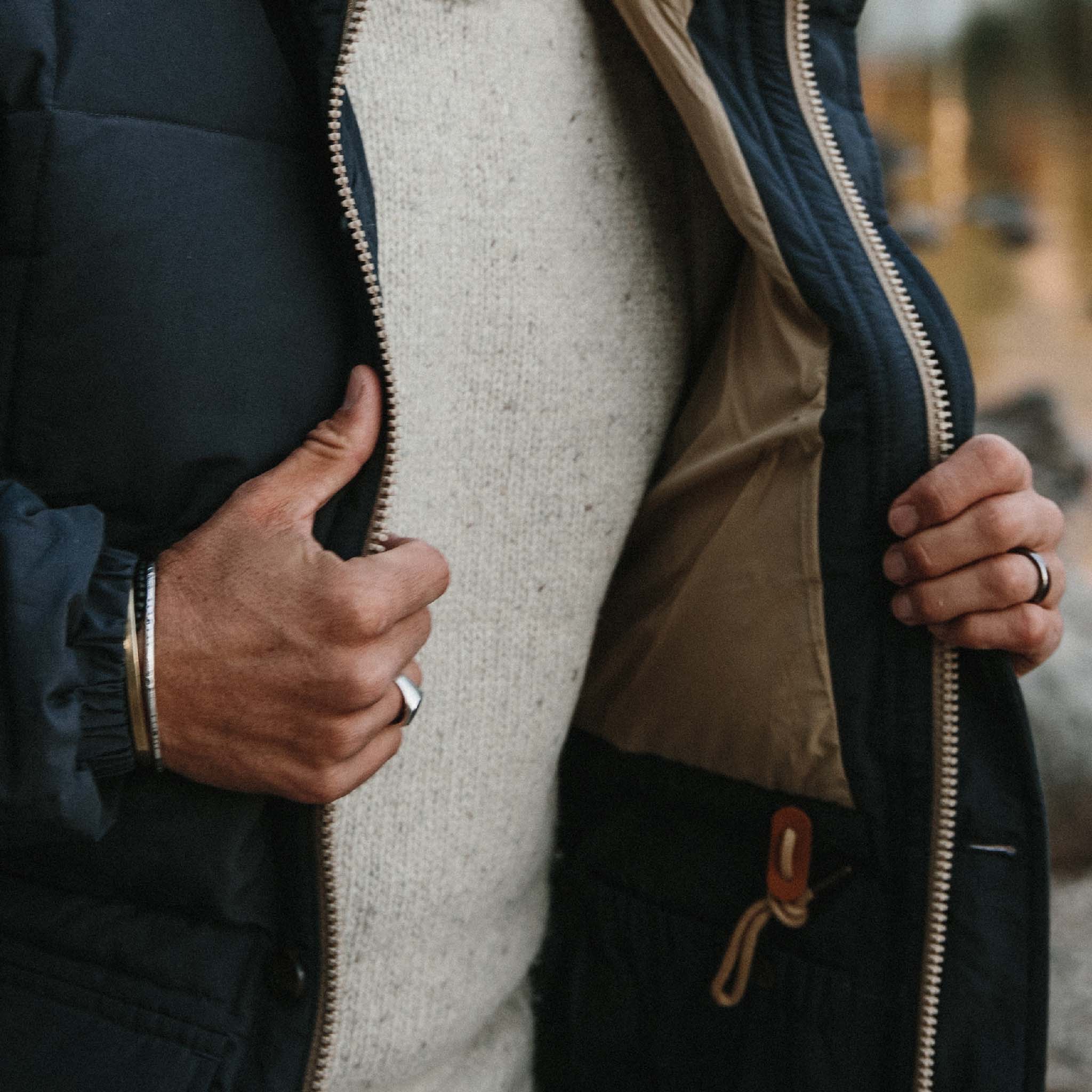 The Whitney Parka in Navy - Image 5