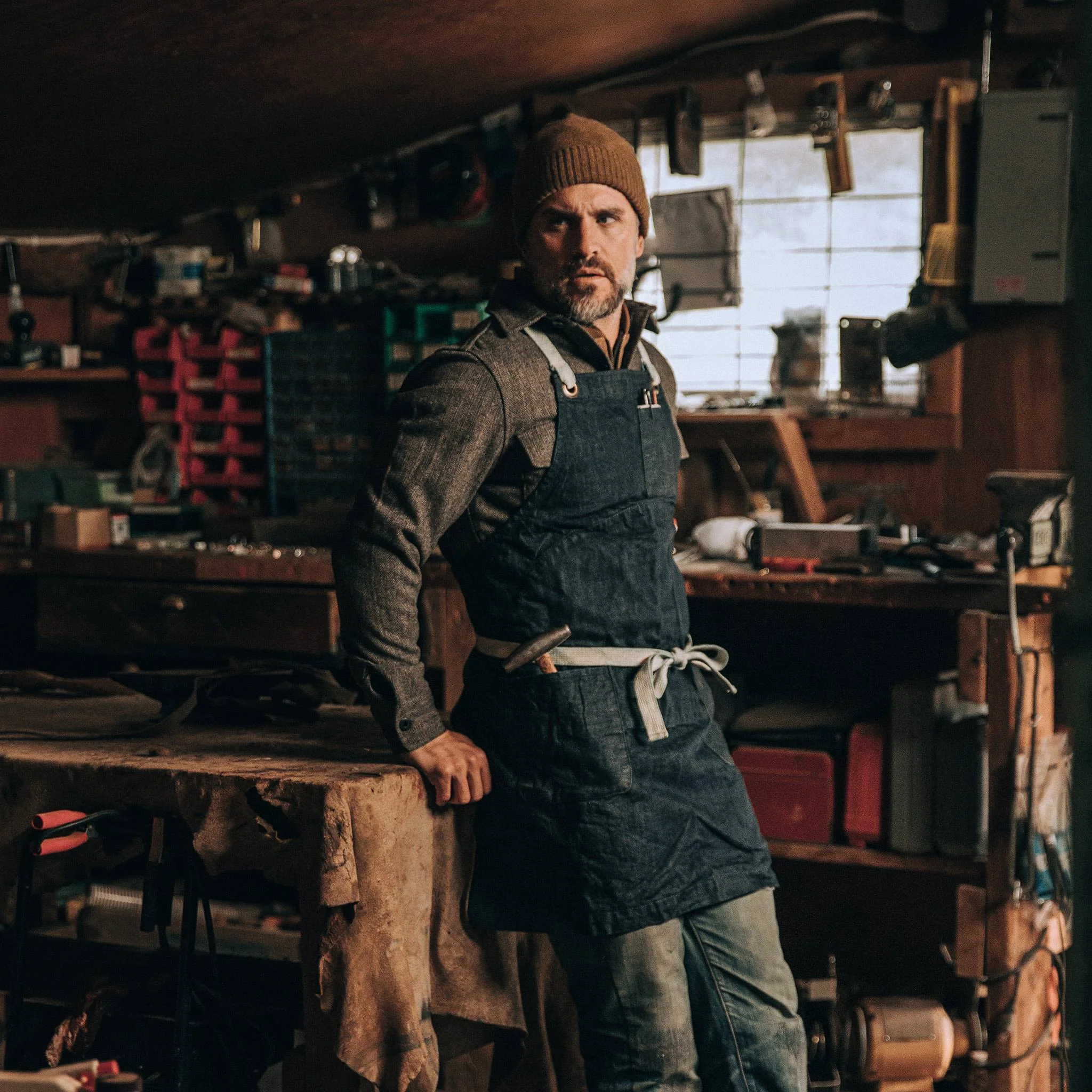 The Work Apron in Cone Mills Reserve Selvage - Image 2