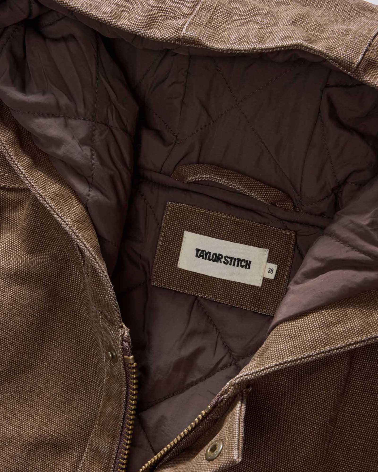 The Workhorse Hoodie in Aged Penny Chipped Canvas - Image 9