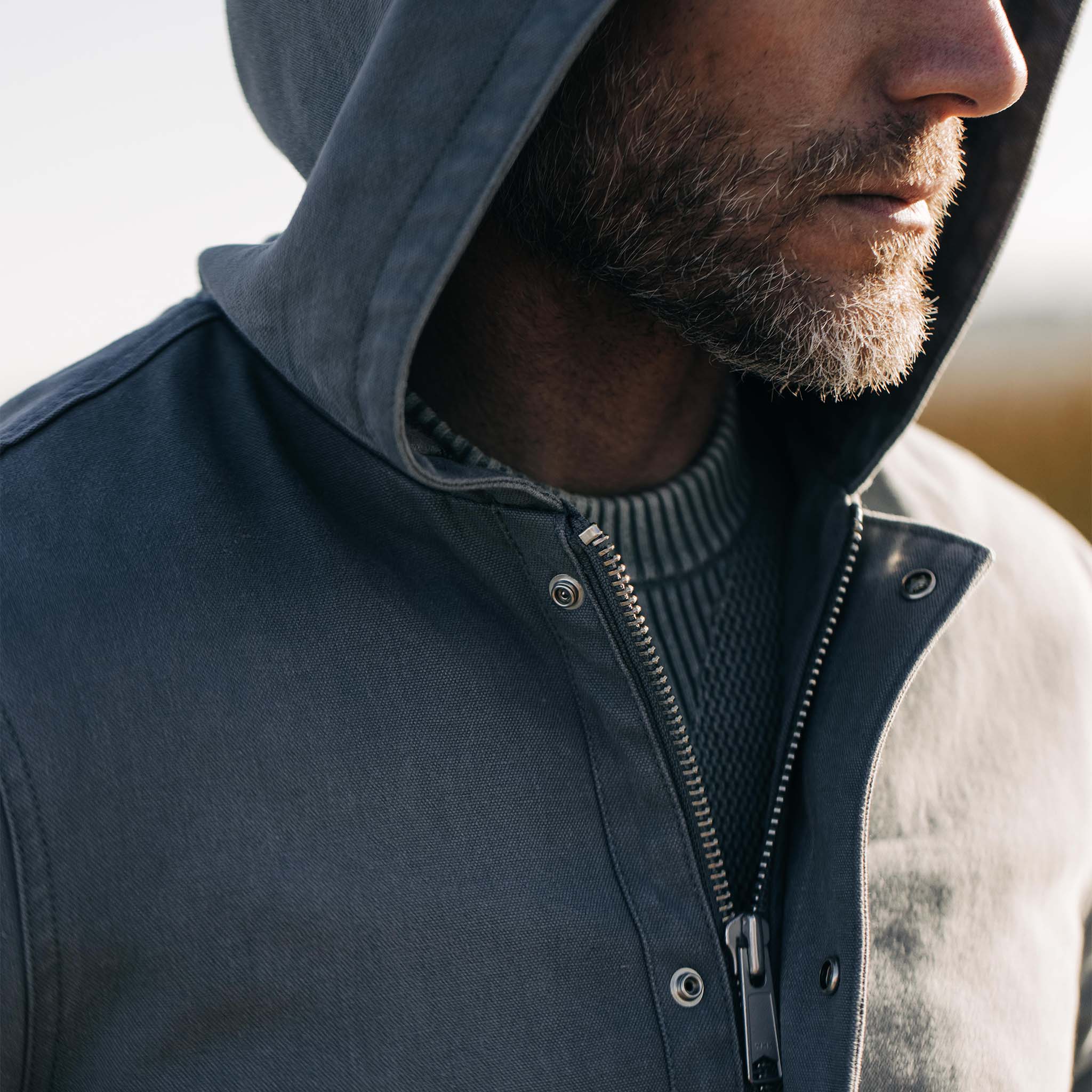 The Workhorse Hoodie in Gravel Boss Duck - Image 3