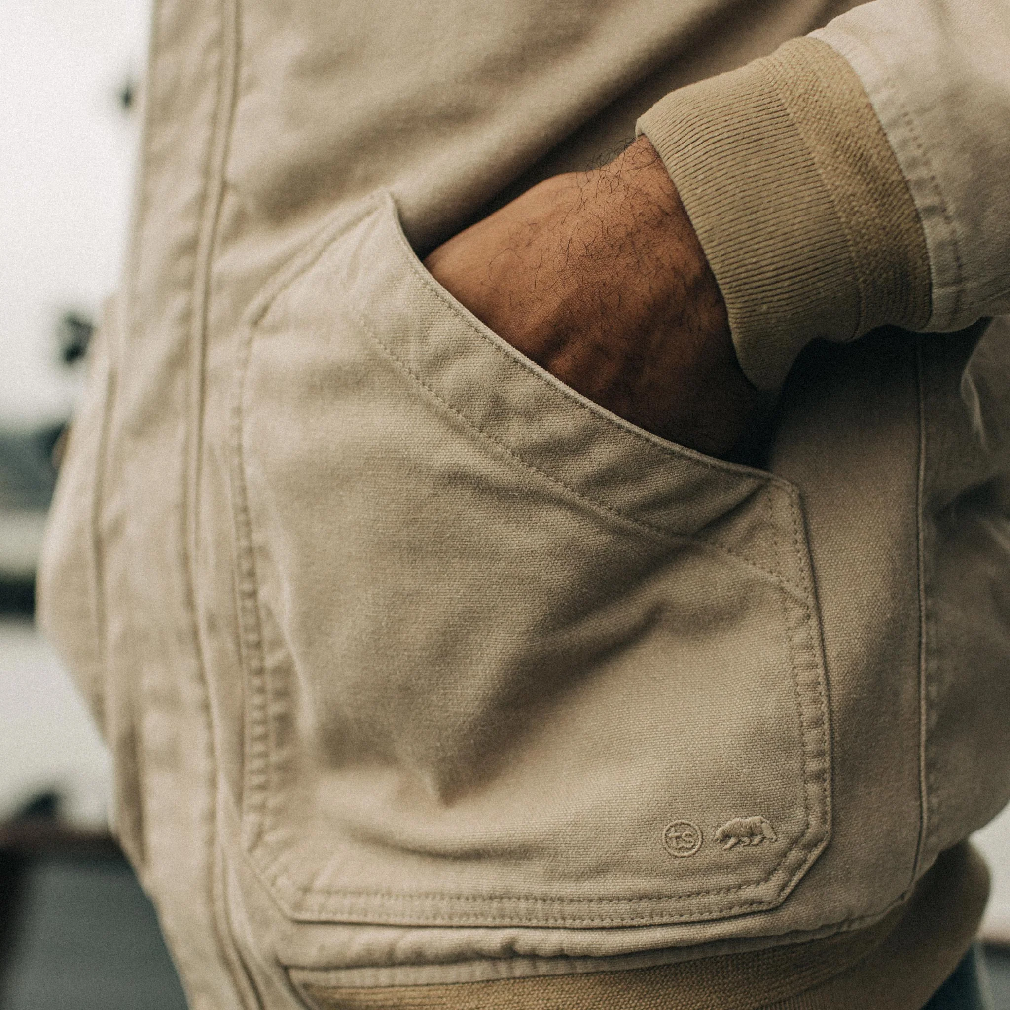 The Workhorse Hoodie in Sand Boss Duck - Image 4