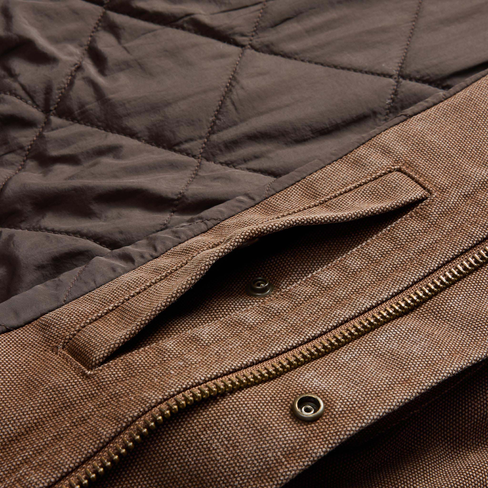 The Workhorse Jacket in Aged Penny Chipped Canvas - Image 7