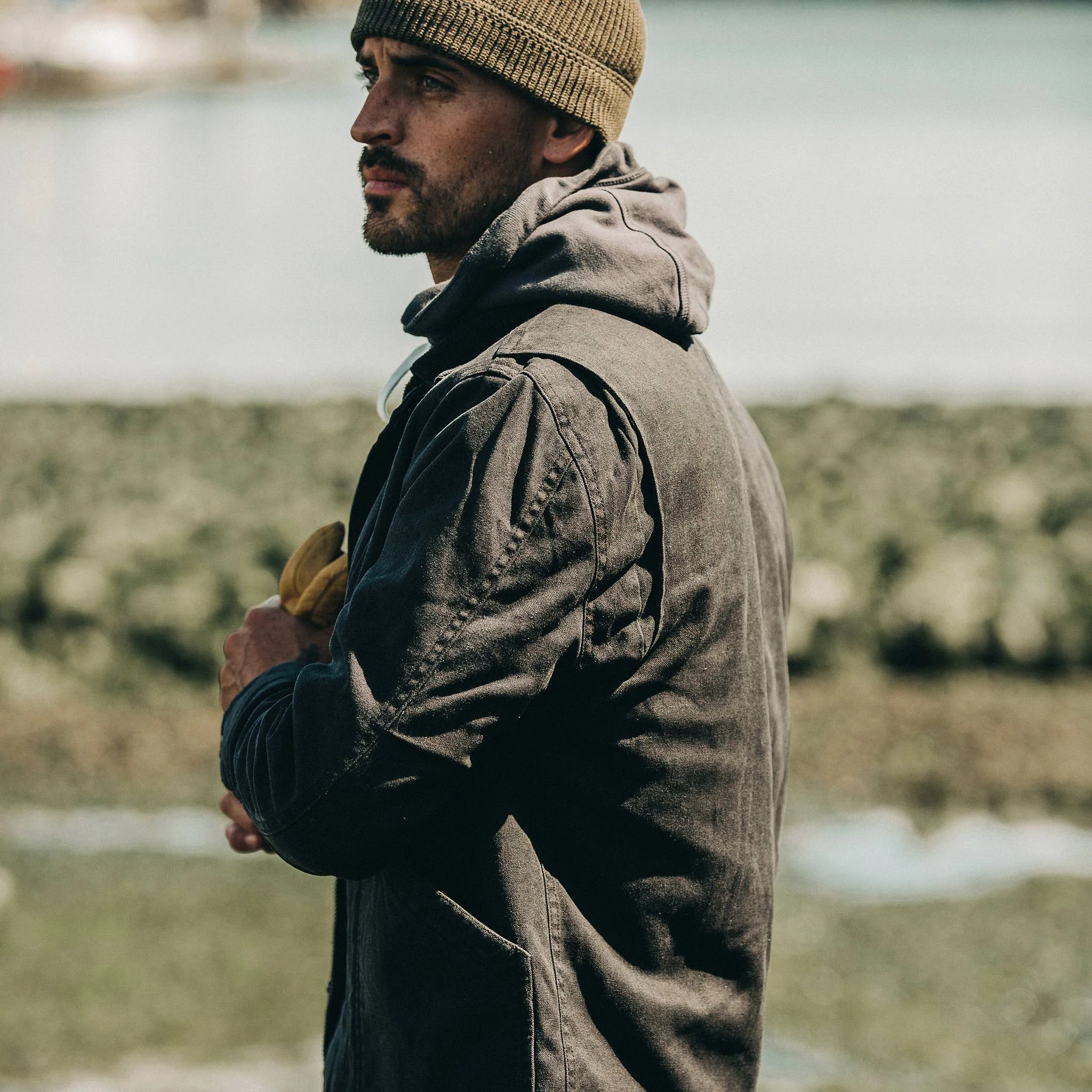 The Workhorse Jacket in Coal Boss Duck - Image 5