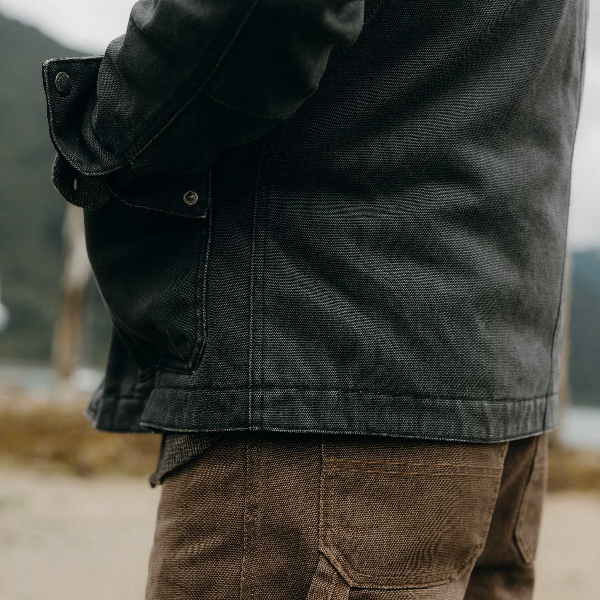 The Workhorse Jacket in Coal Chipped Canvas - Image 3