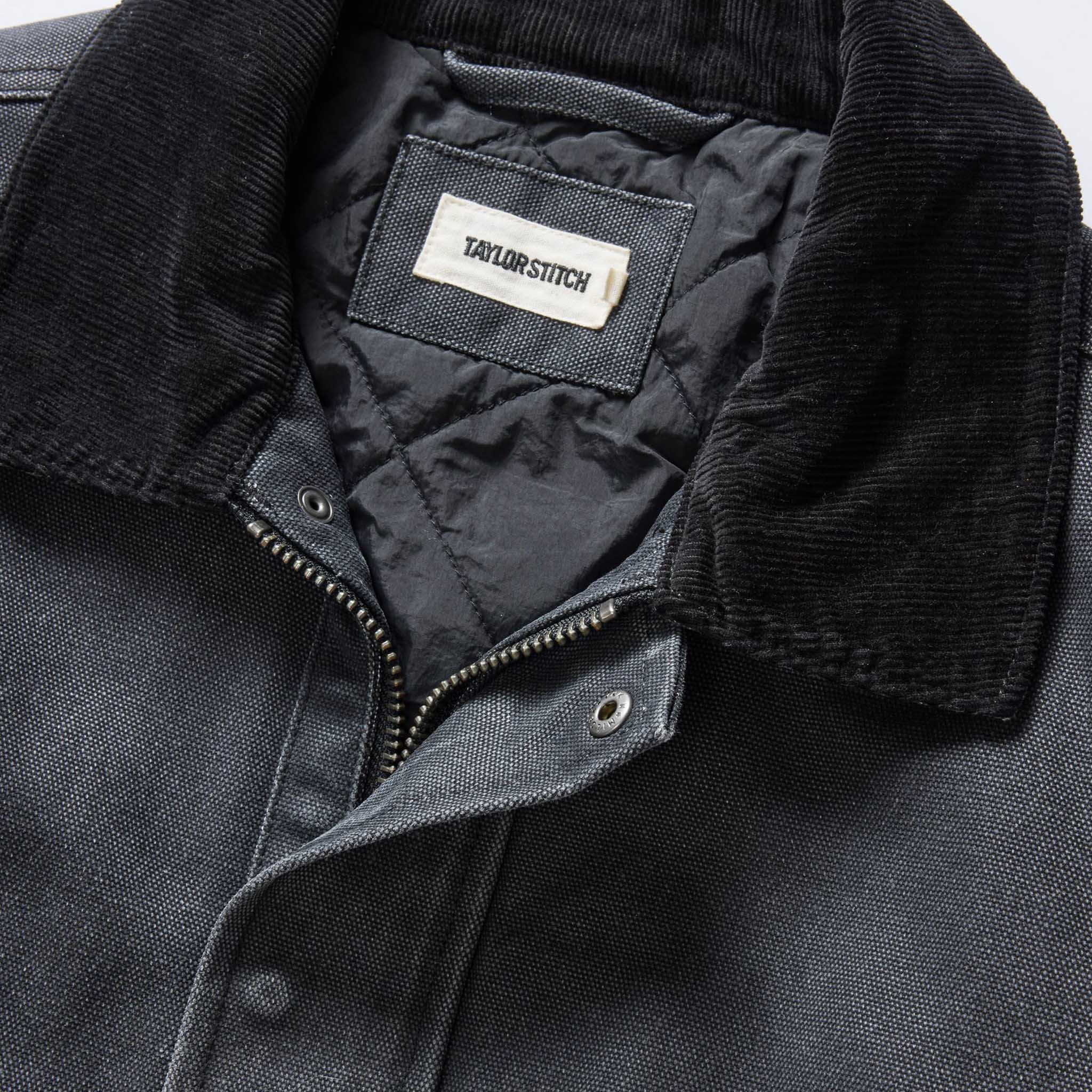 The Workhorse Jacket in Coal Chipped Canvas - Image 7
