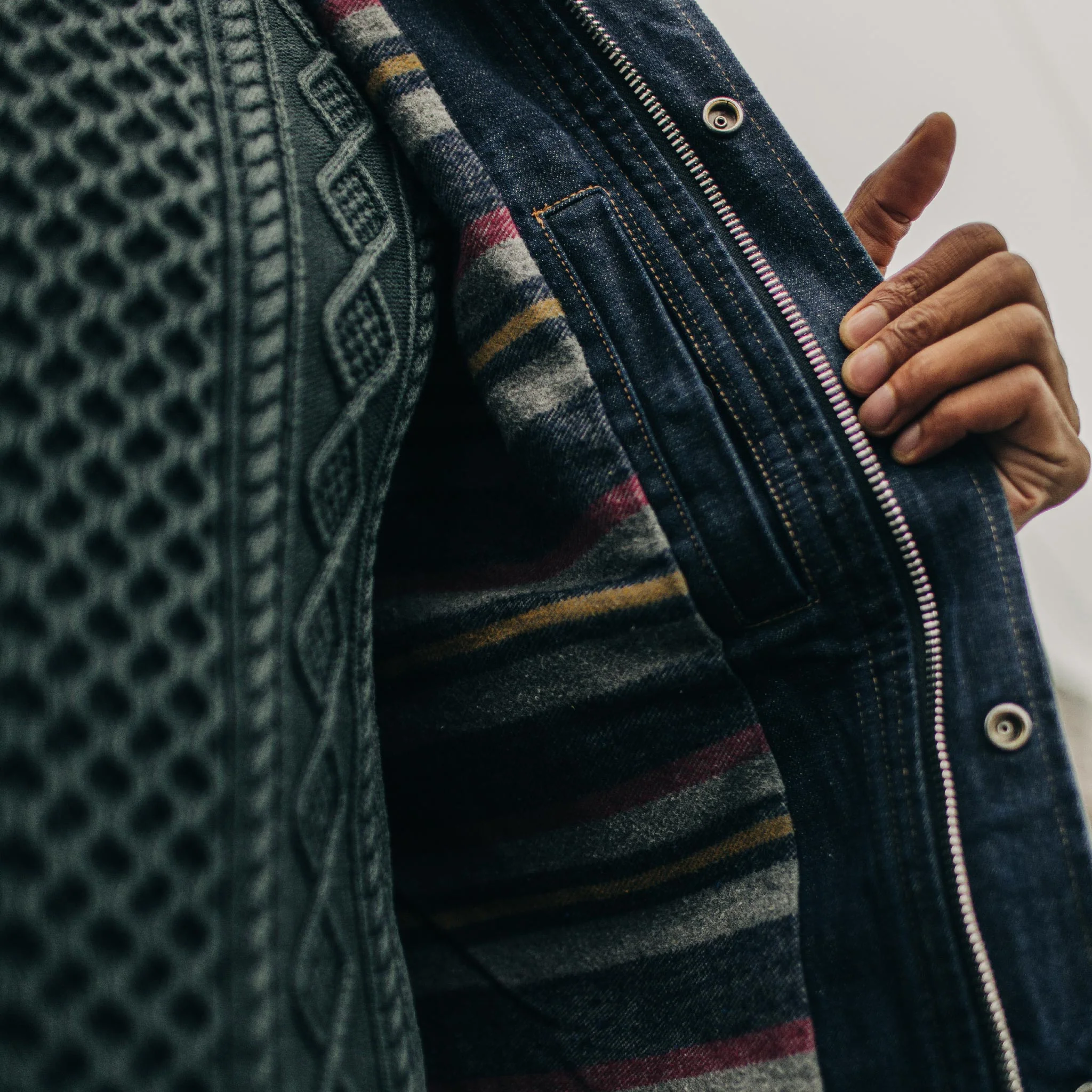 The Workhorse Jacket in Marlowe Wash Denim - Image 4