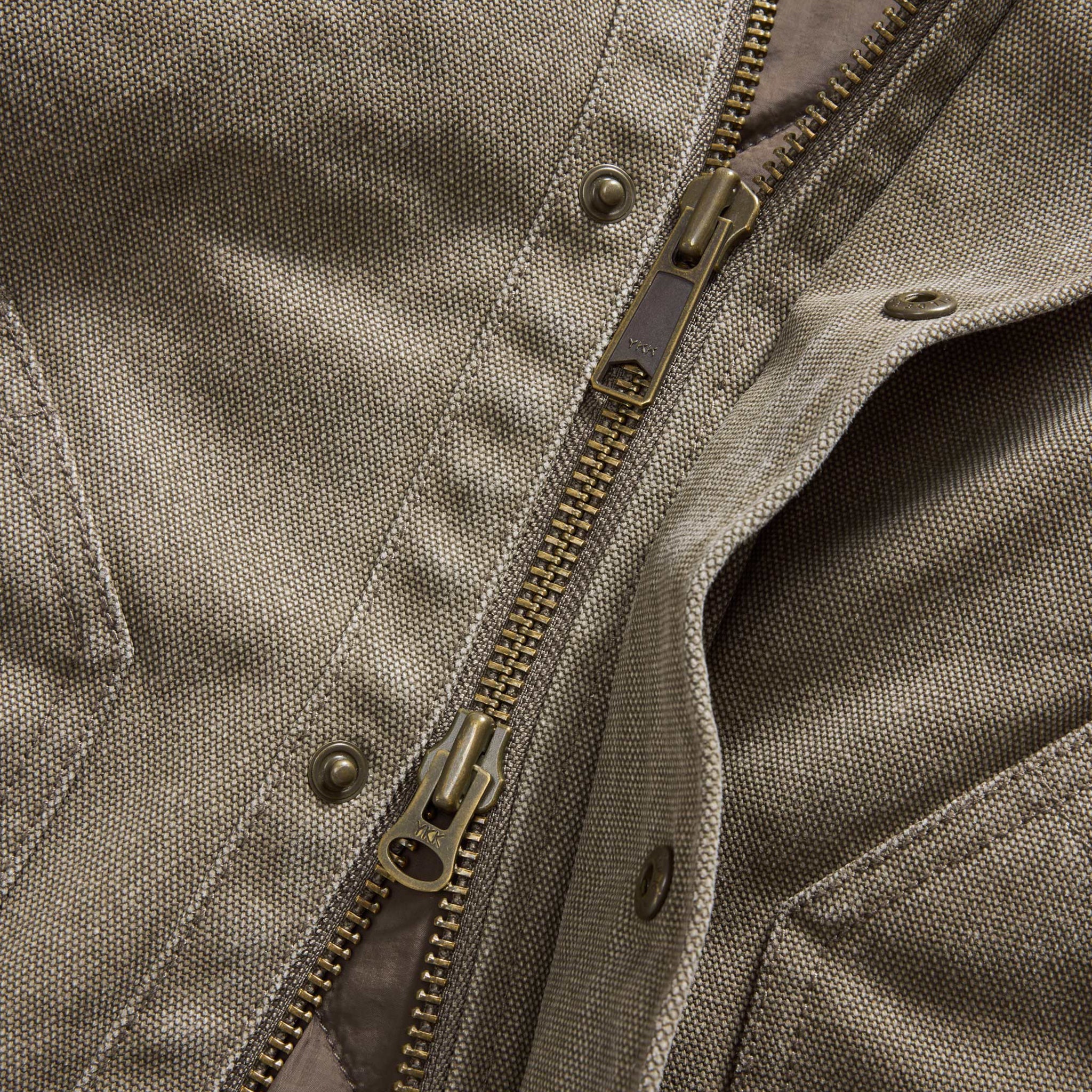 The Workhorse Jacket in Stone Chipped Canvas - Image 8