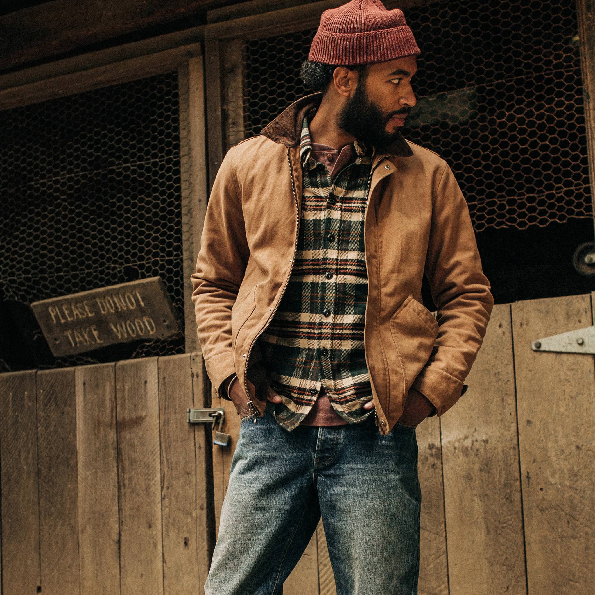 The Workhorse Jacket in Tobacco Boss Duck - Image 2