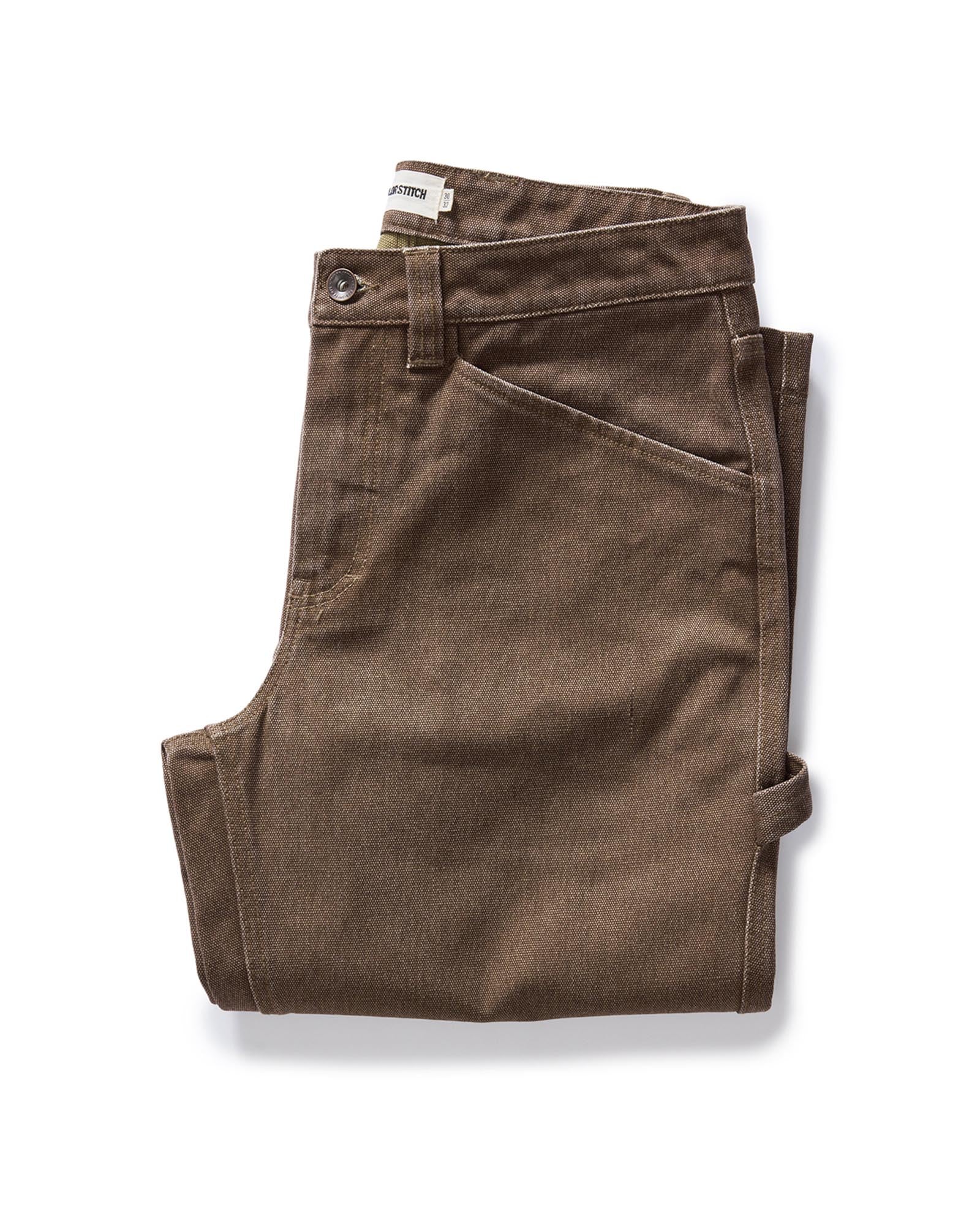 The Workhorse Pant in Aged Penny Chipped Canvas