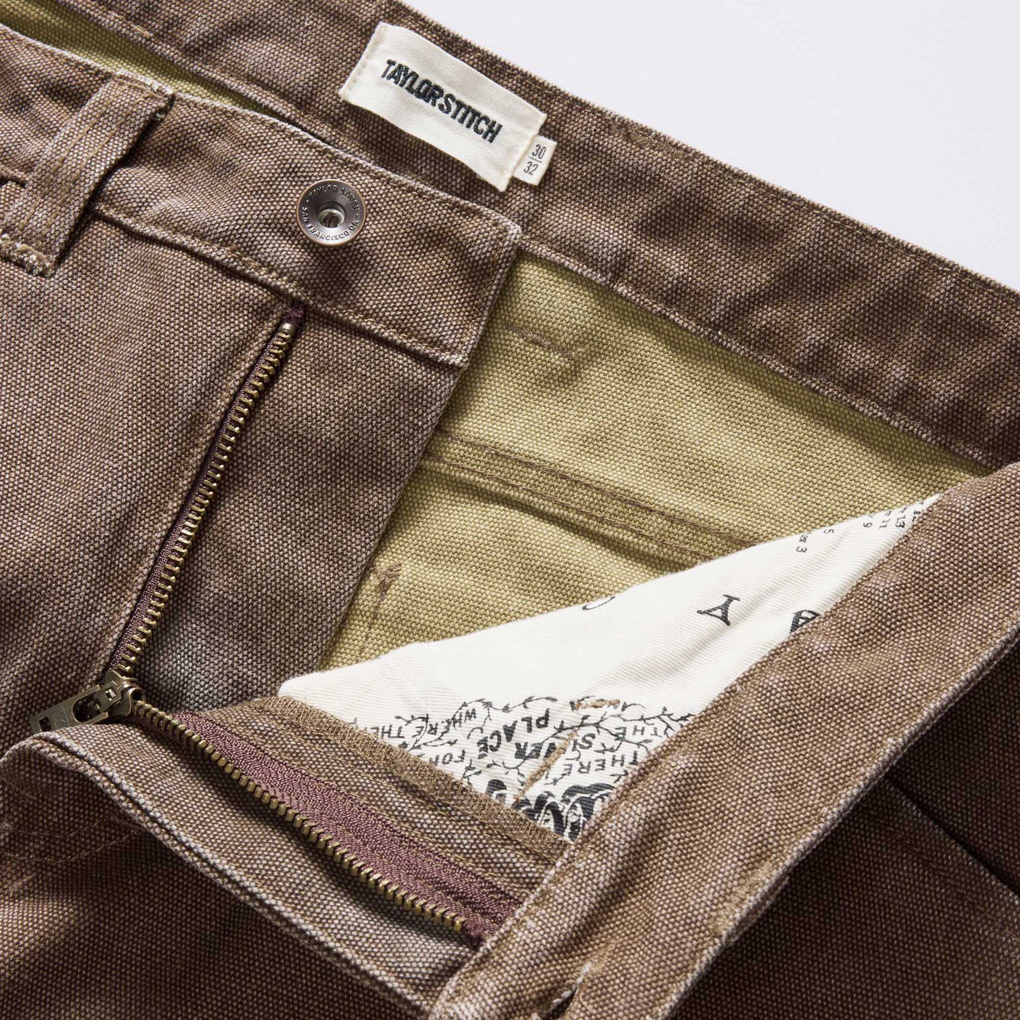 The Workhorse Pant in Aged Penny Chipped Canvas - Image 7