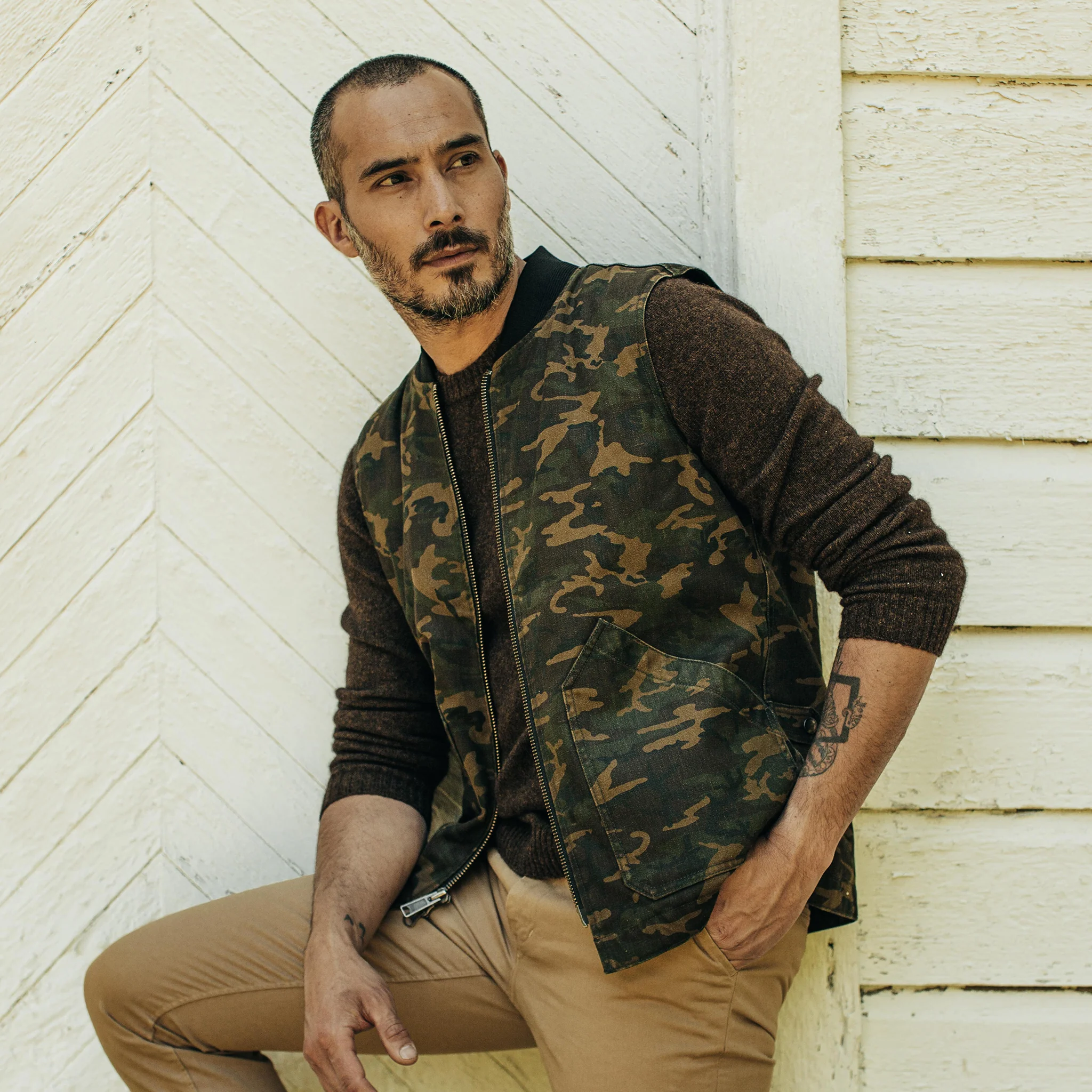 The Workhorse Vest in Camo Boss Duck - Image 2