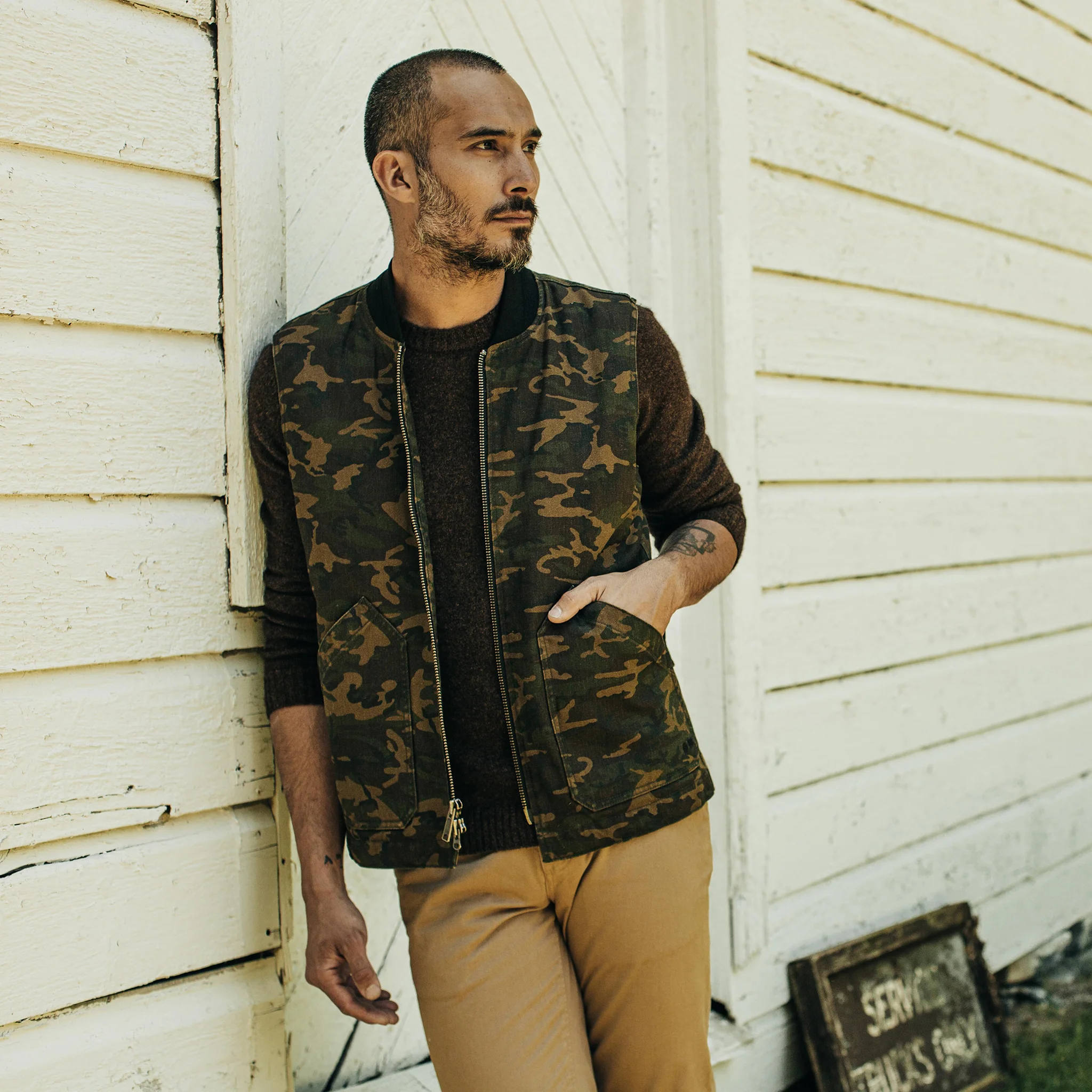 The Workhorse Vest in Camo Boss Duck - Image 3